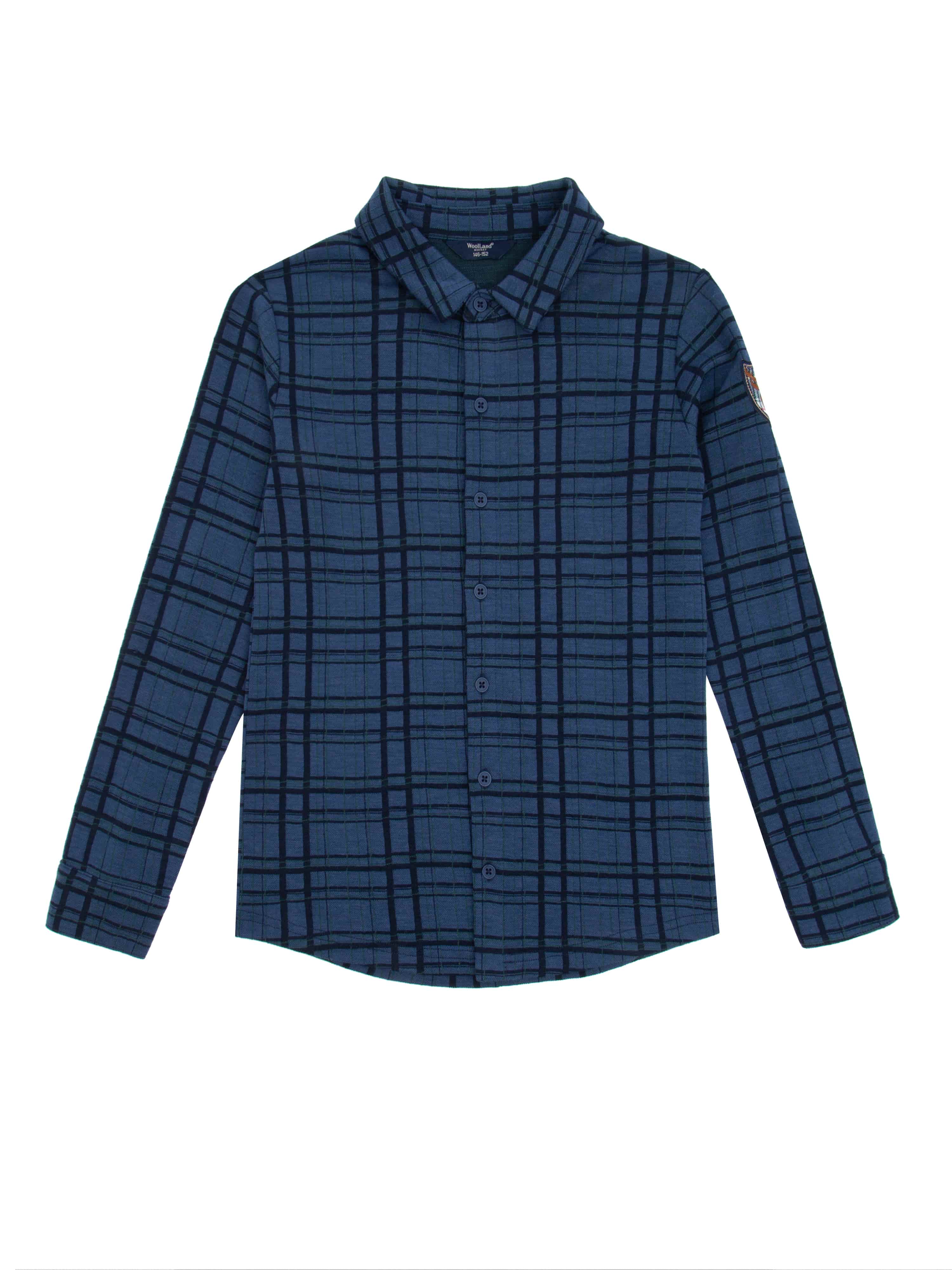 Lom Merino Ullskjorte Checks