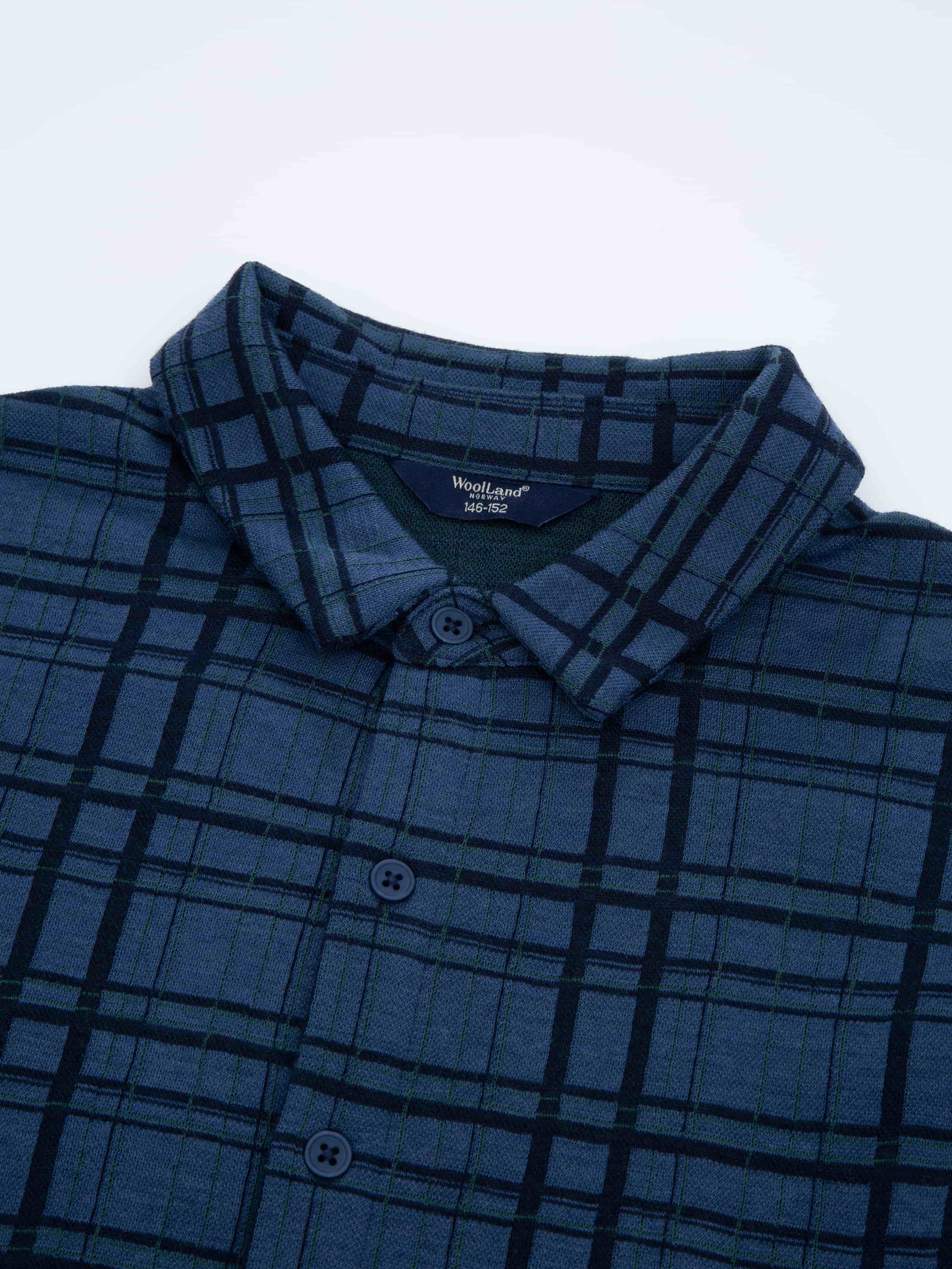 Lom Merino Ullskjorte Checks