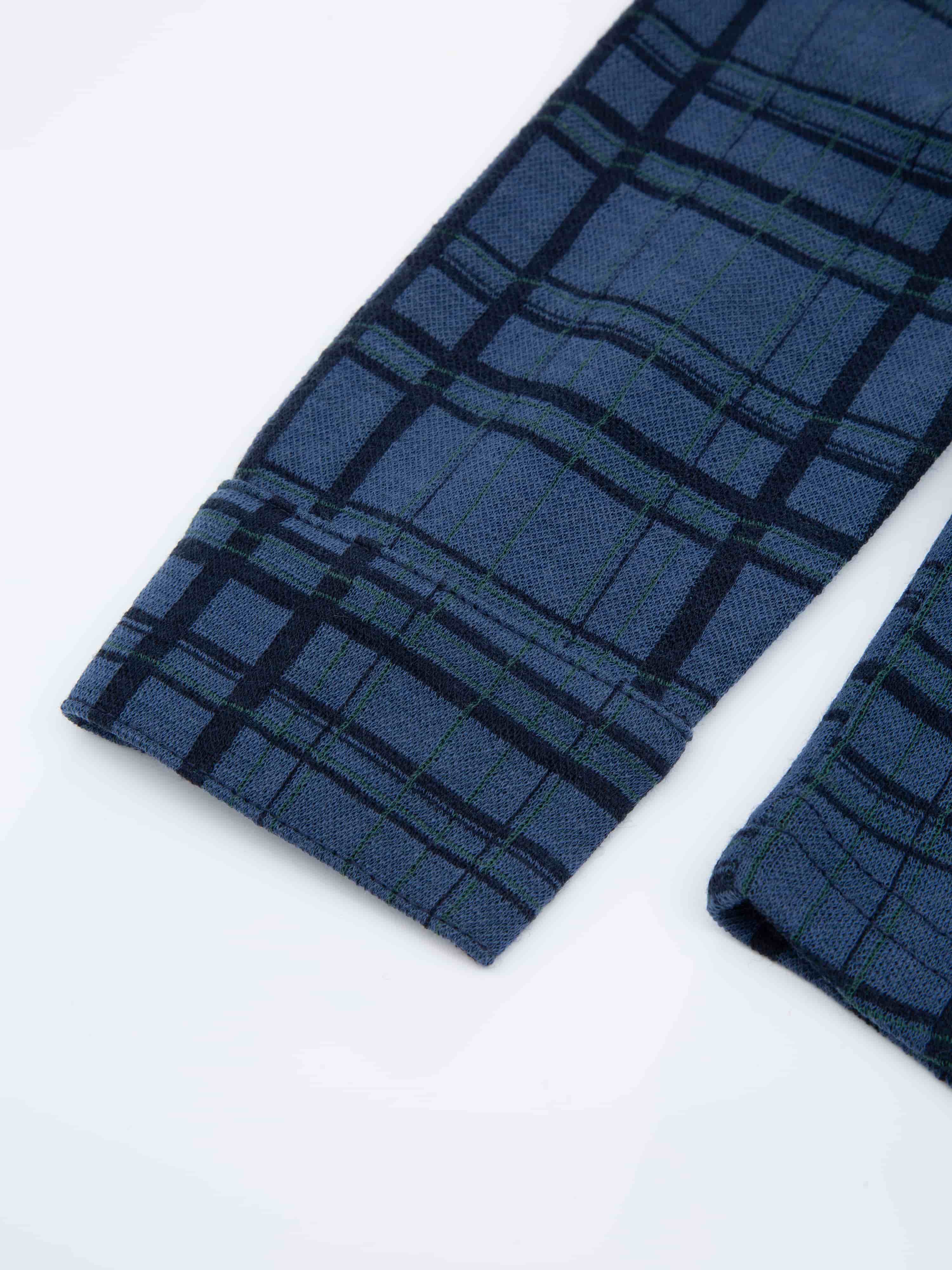 Lom Merino Ullskjorte Checks