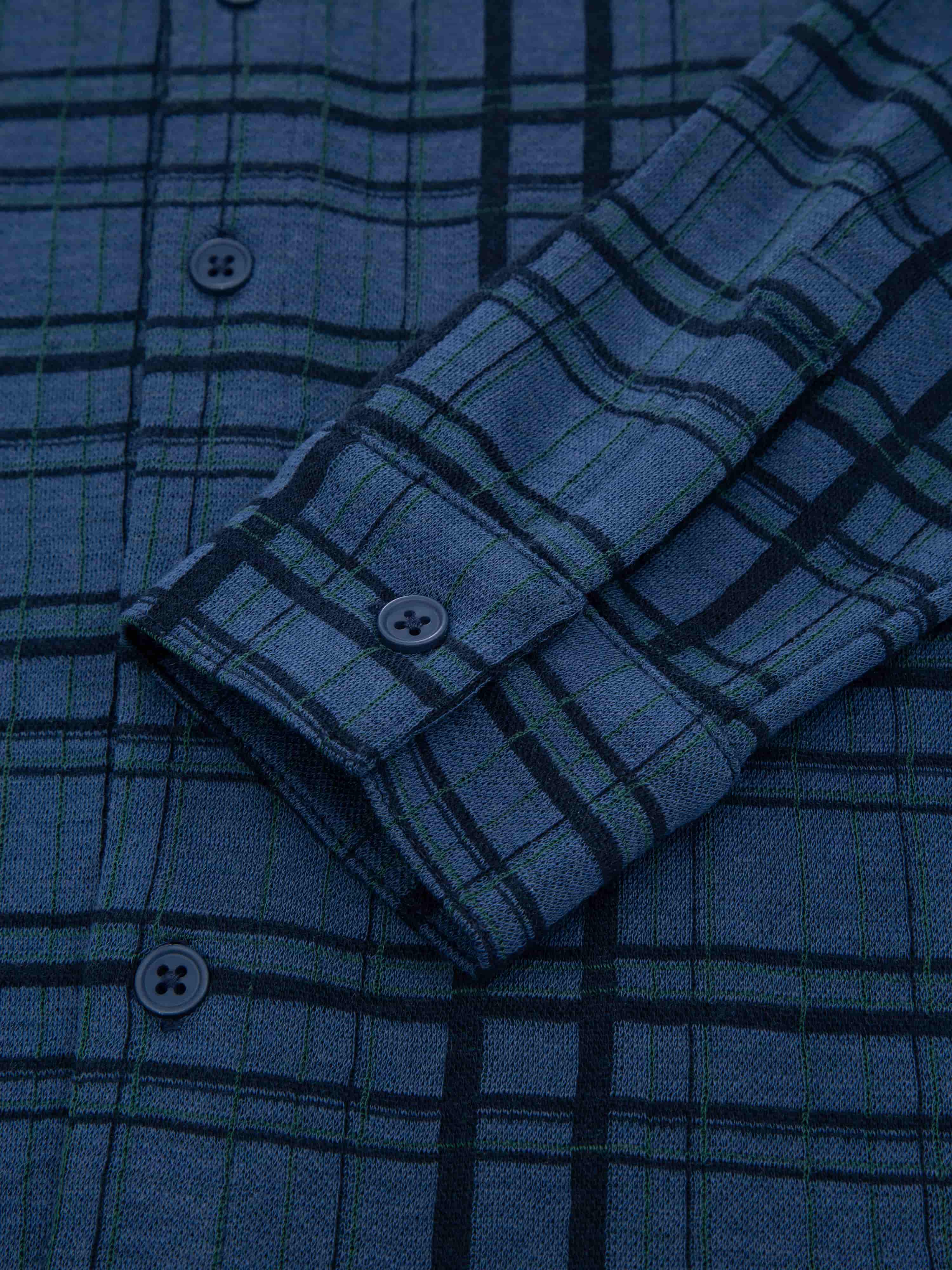 Lom Merino Ullskjorte Checks