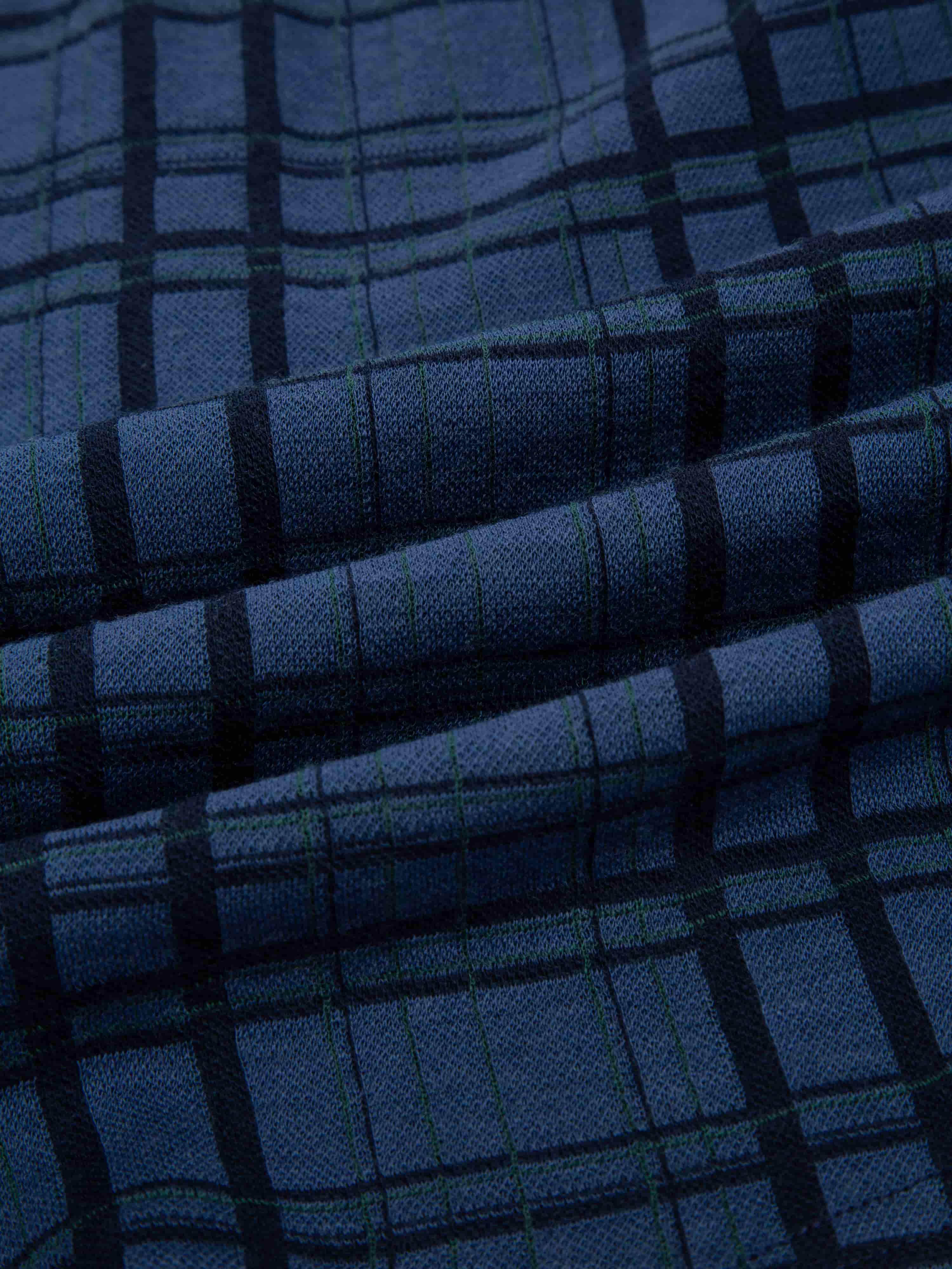 Lom Merino Ullskjorte Checks