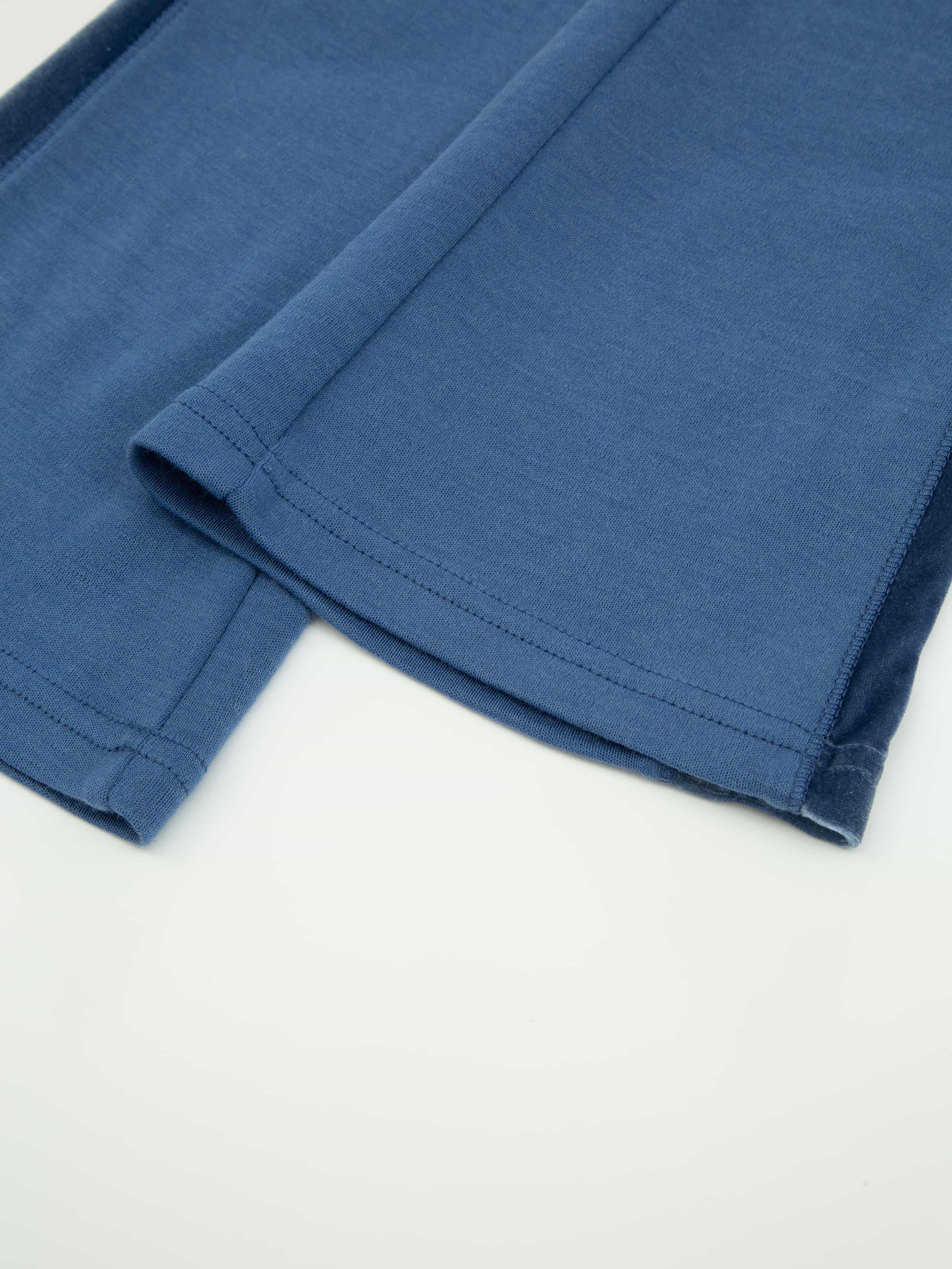 Sirdal Merino Slengbukse Berry Blue