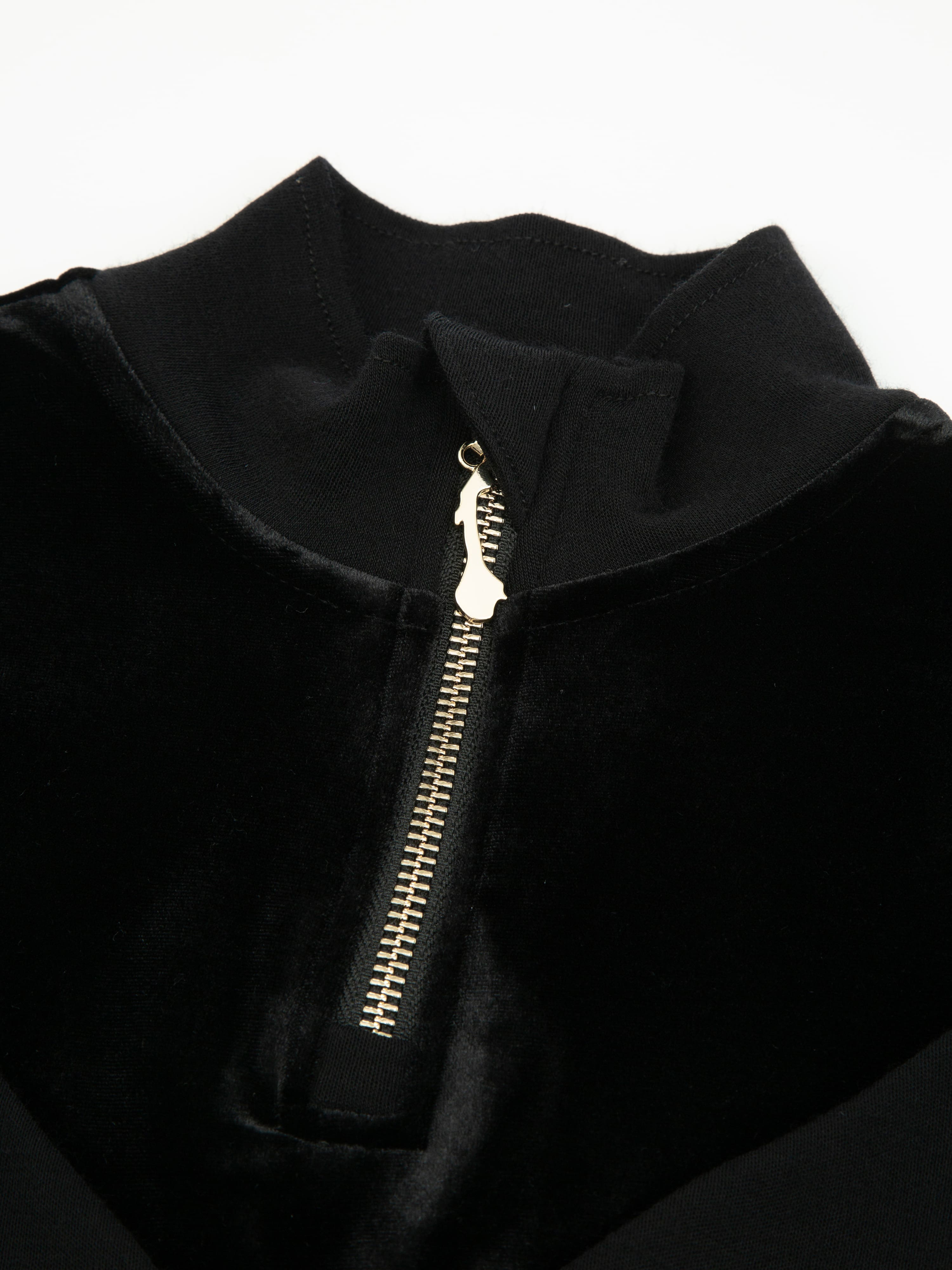 Sirdal Half-zip Ulltrøye Black