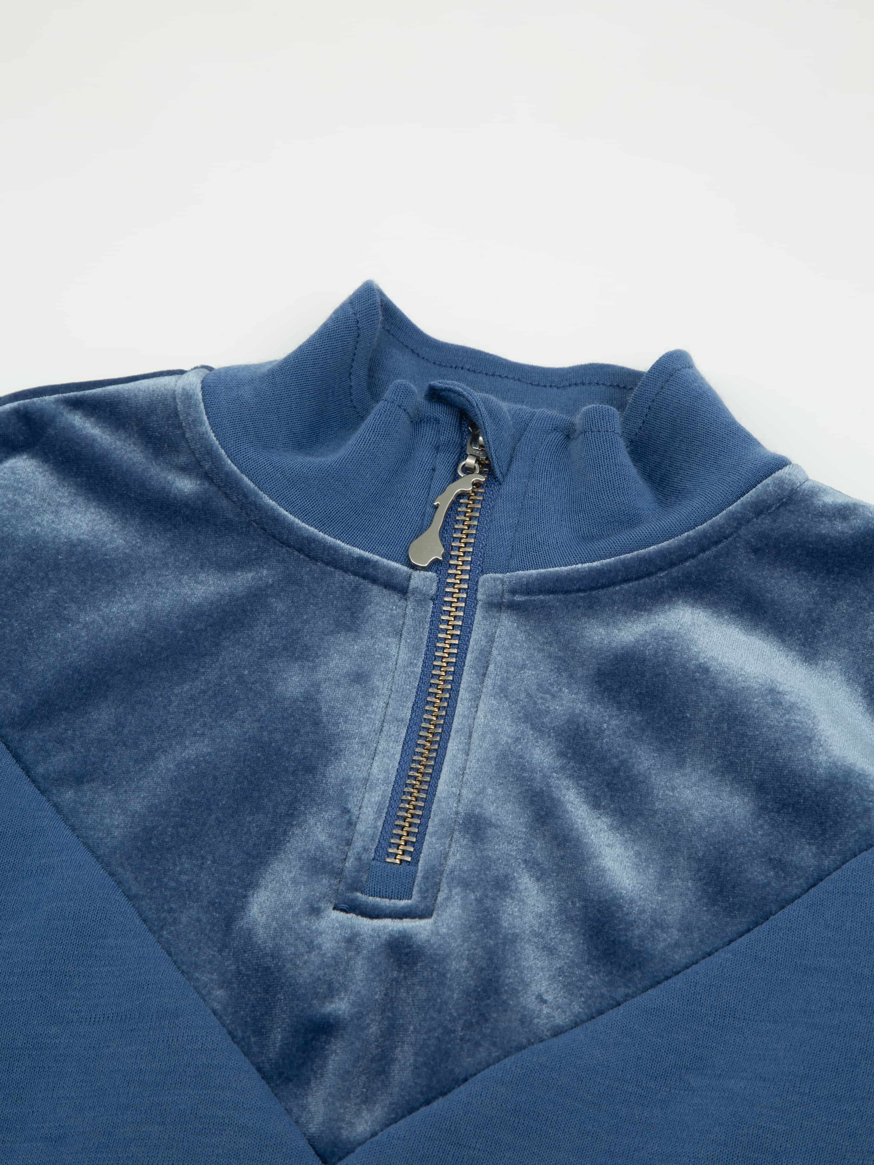 Sirdal Half-zip Ulltrøye Berry Blue