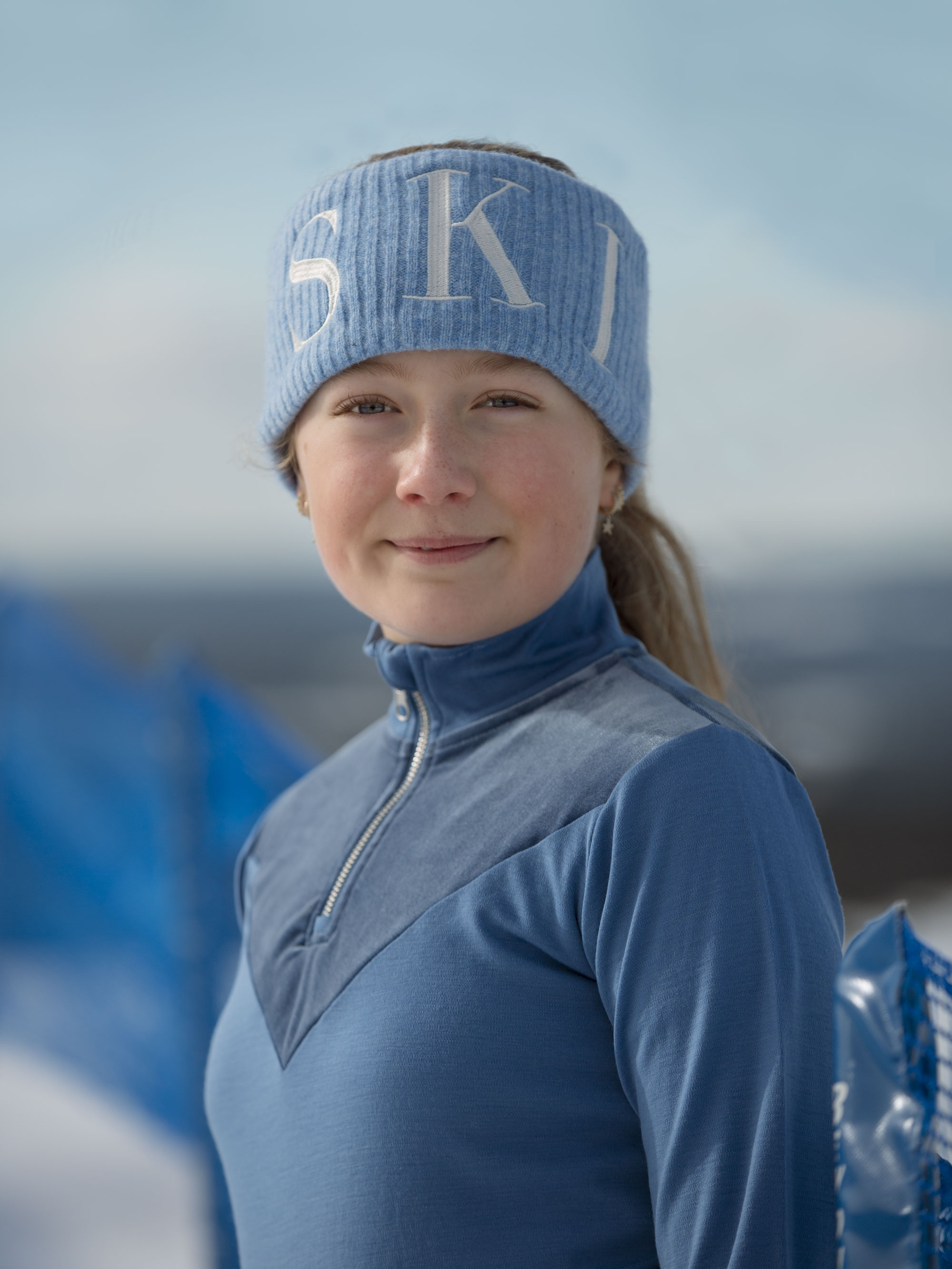 Sirdal Half-zip Ulltrøye Berry Blue