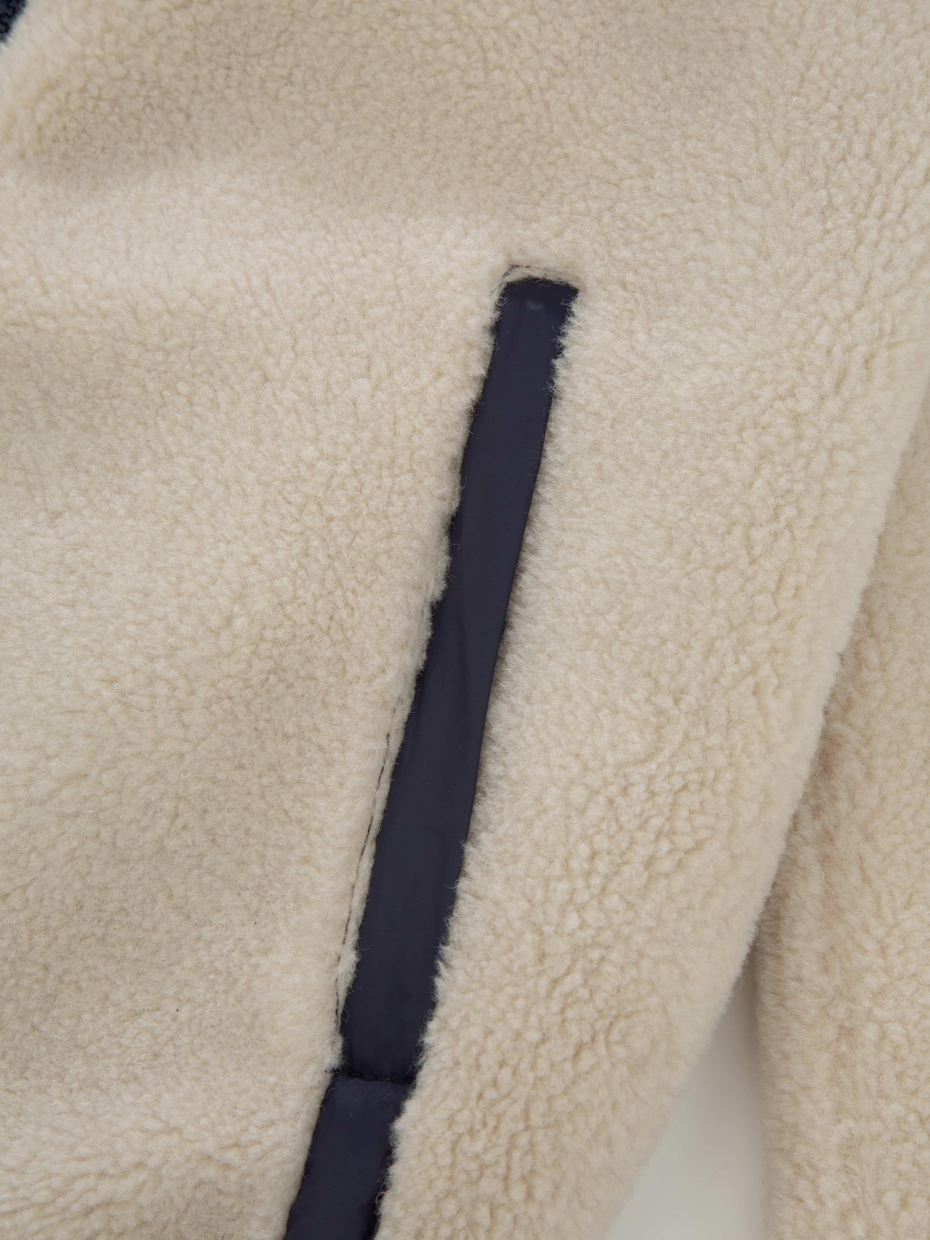 Stryn Fleece Jakke Beige