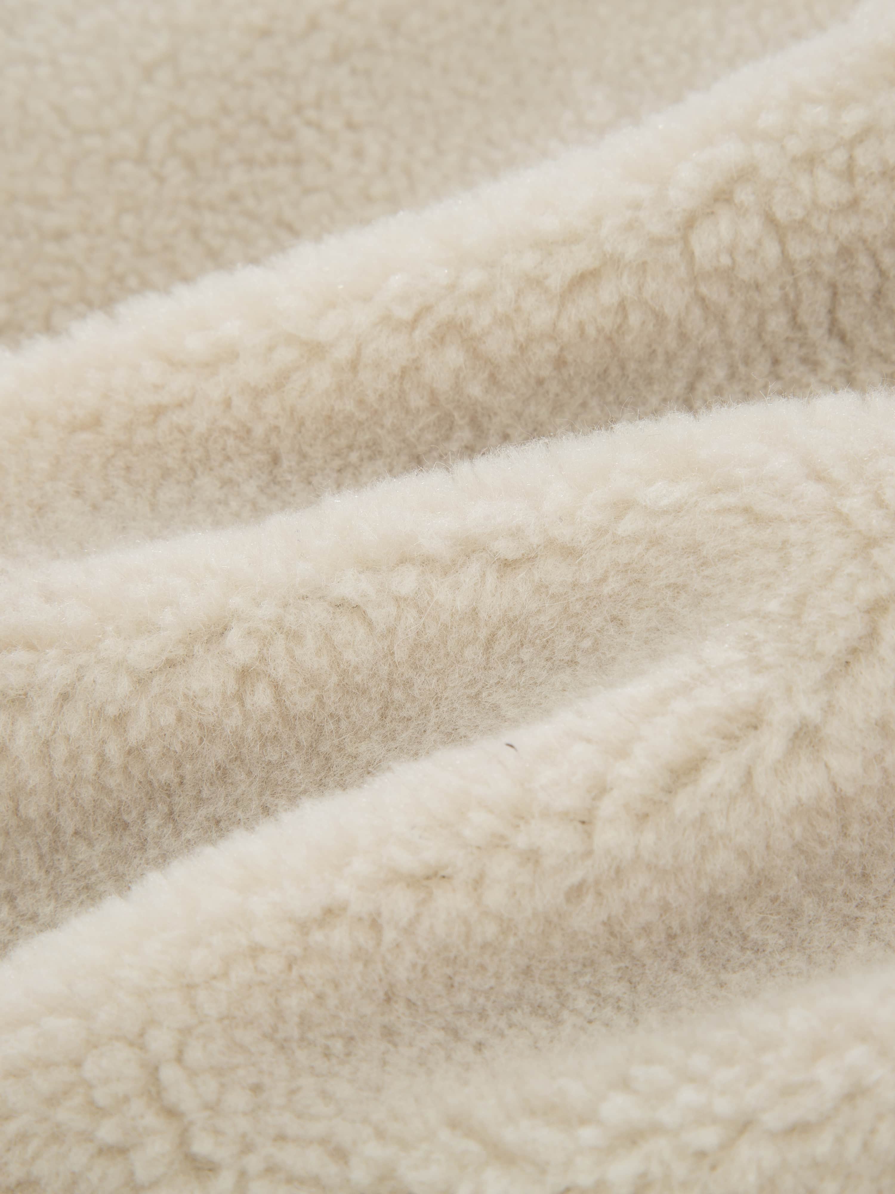 Stryn Fleece Jakke Beige