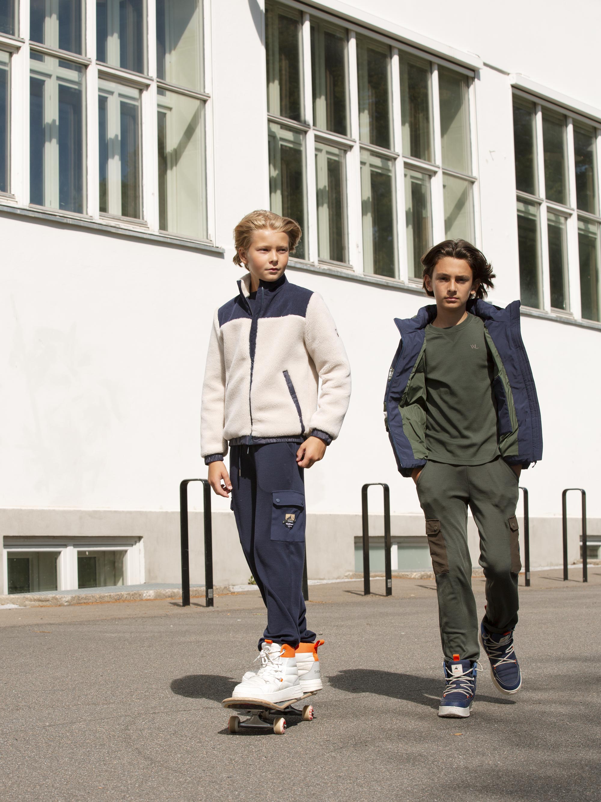 Stryn Fleece Jakke Beige