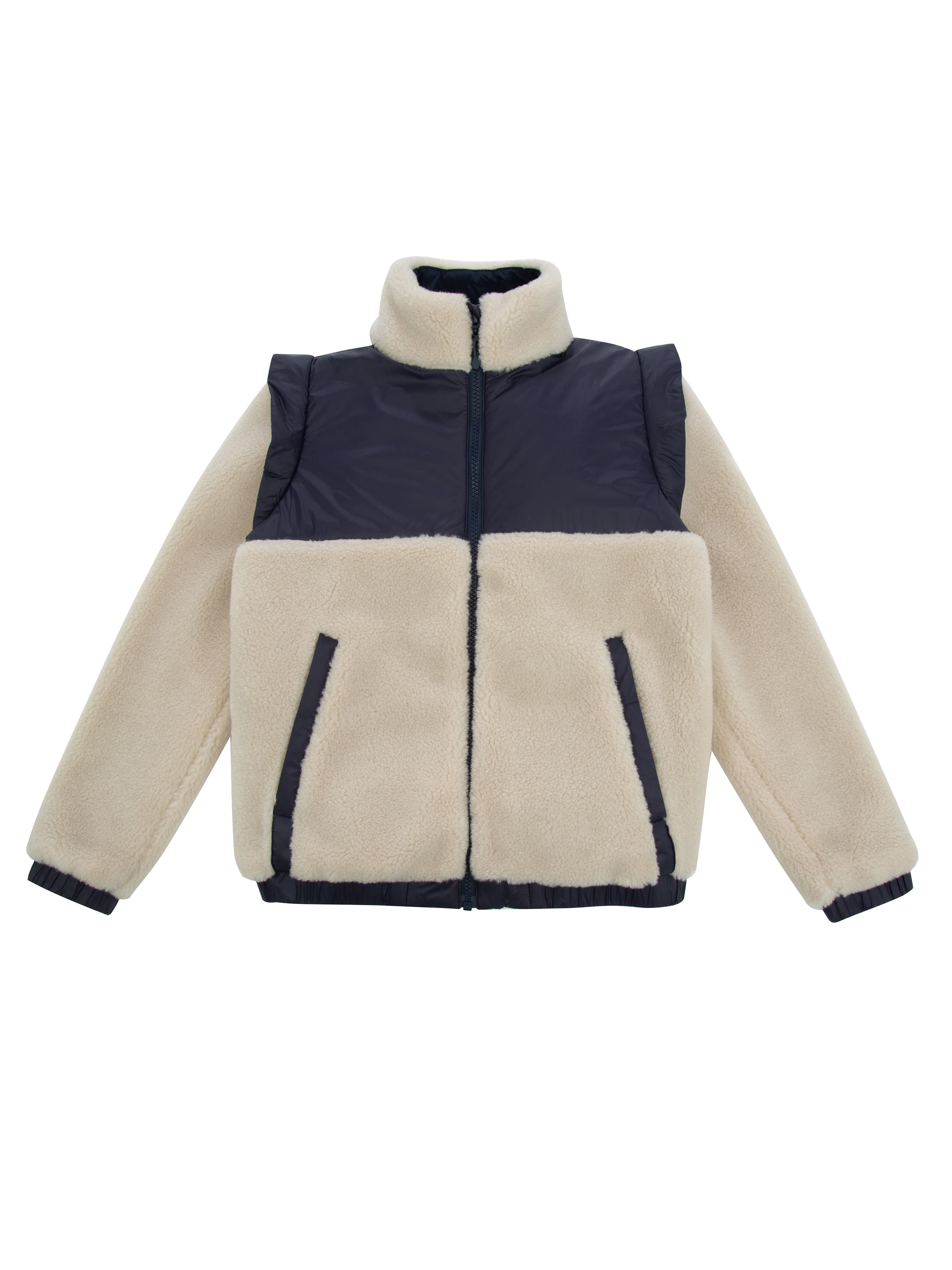 Stryn Fleece Jakke Beige