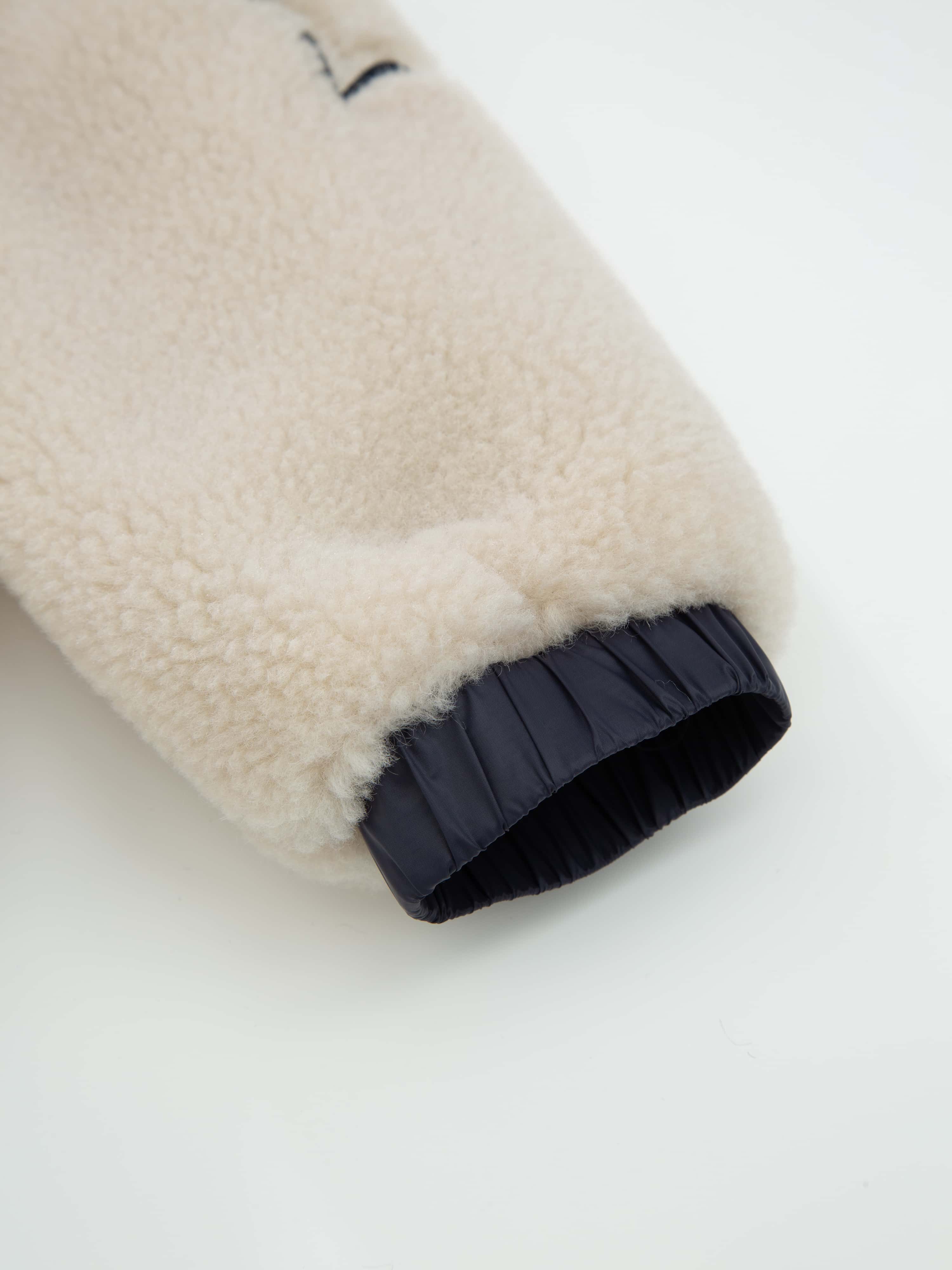 Stryn Fleece Jakke Beige