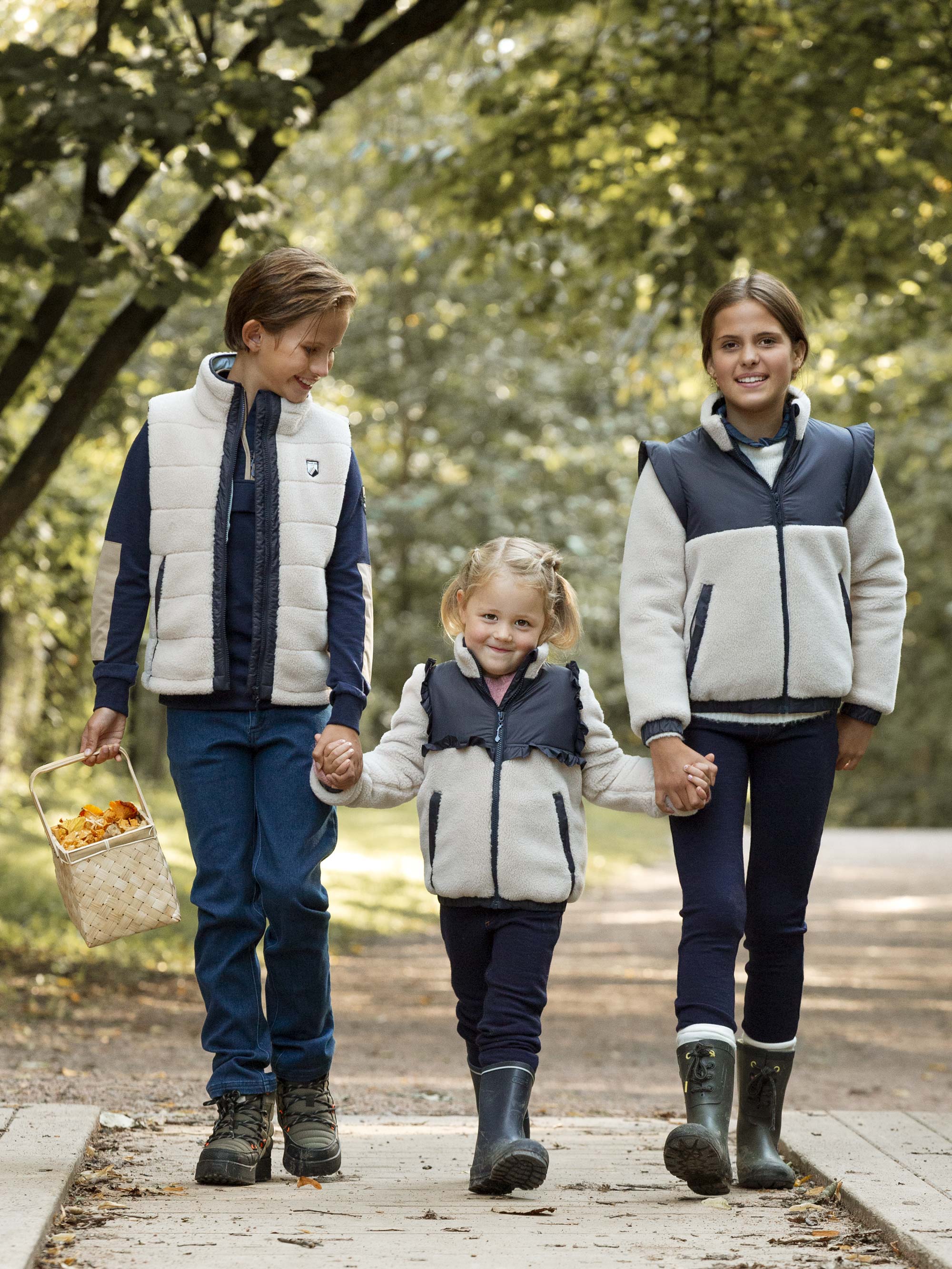 Stryn Fleece Jakke Beige