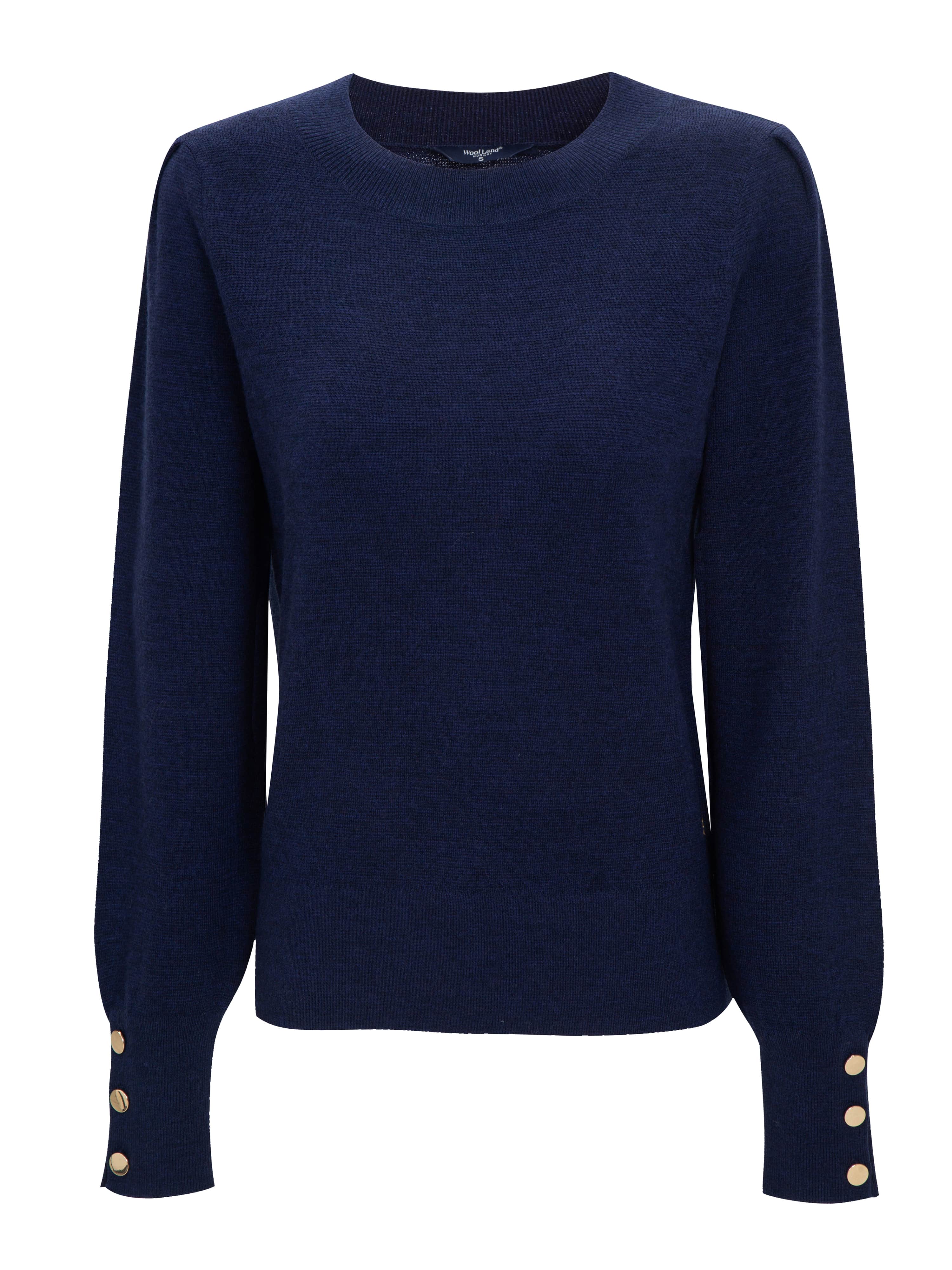 Fongen Strikket Ullgenser Dark Blue