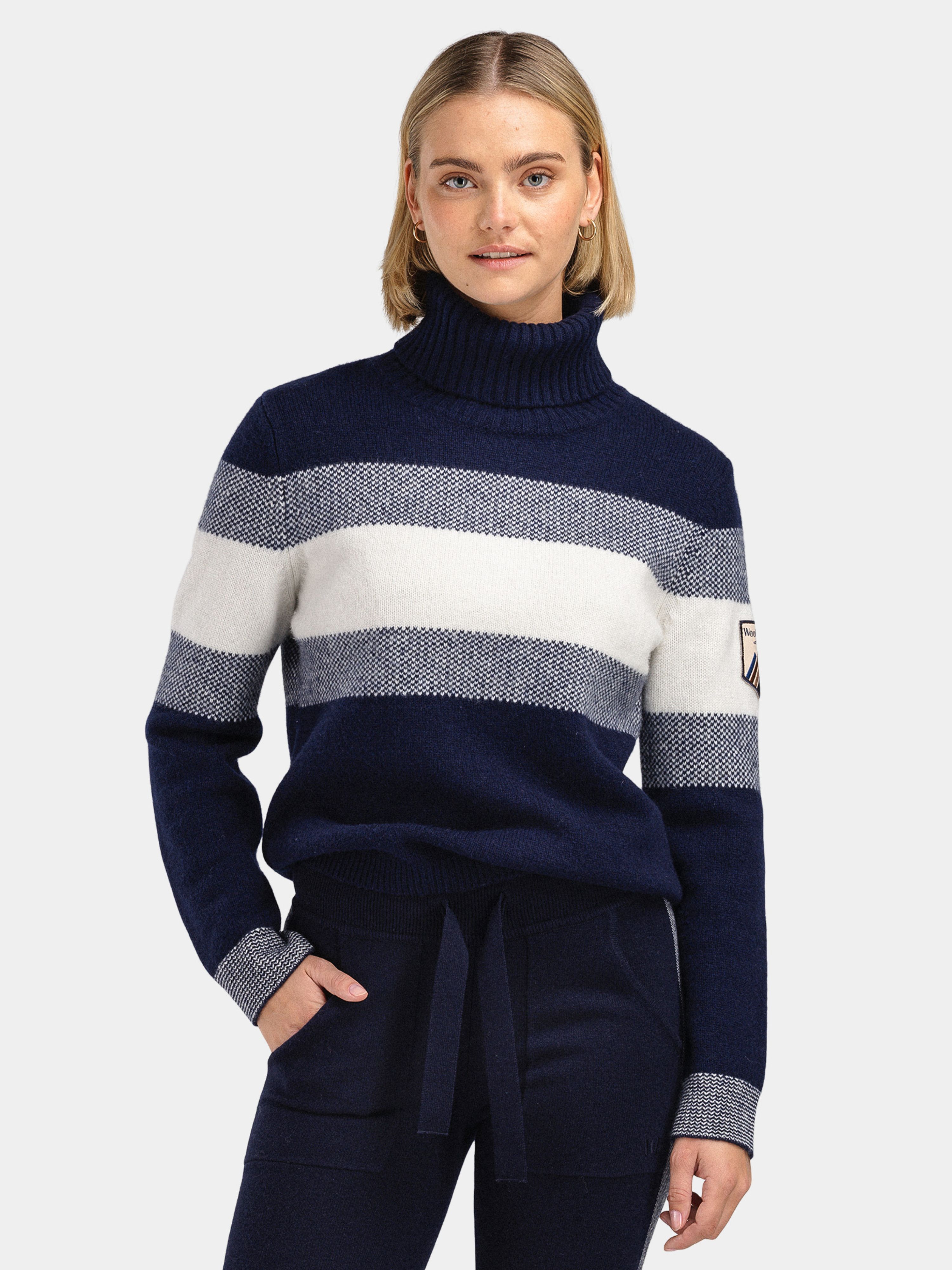 Galdhøpiggen Strikkegenser Blue Ink