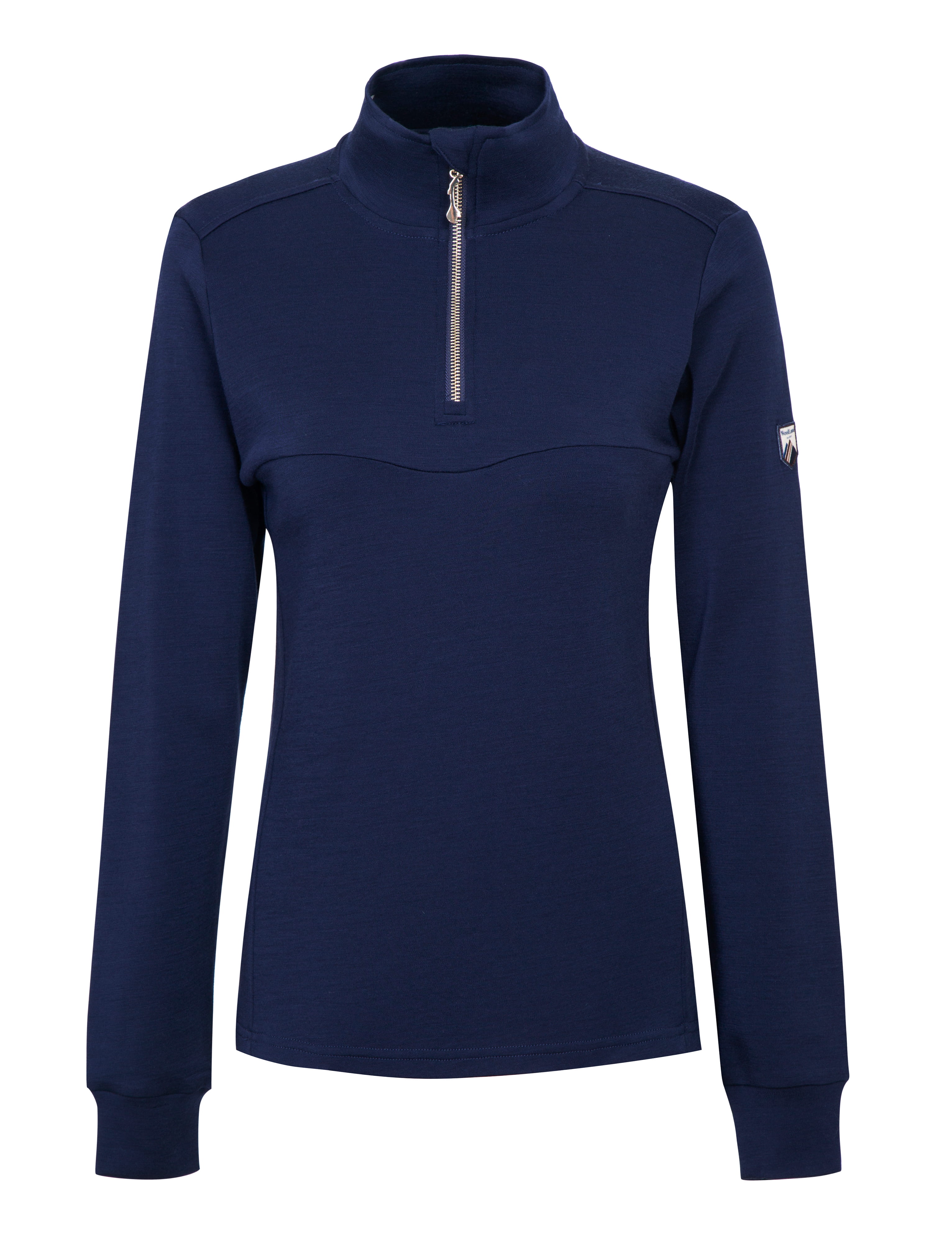 Glomfjord Half-Zip Ullgenser Blue Ink