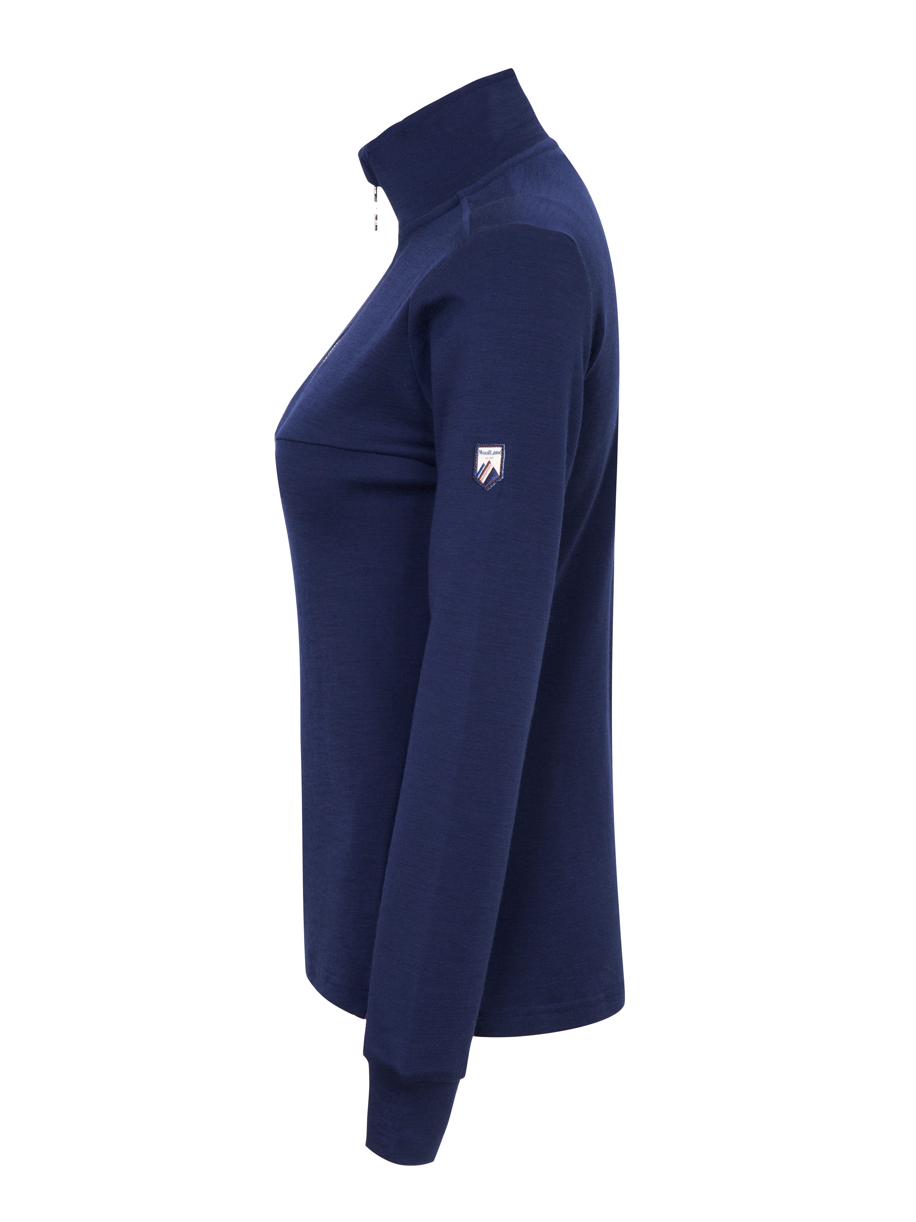 Glomfjord Half-Zip Ullgenser Blue Ink