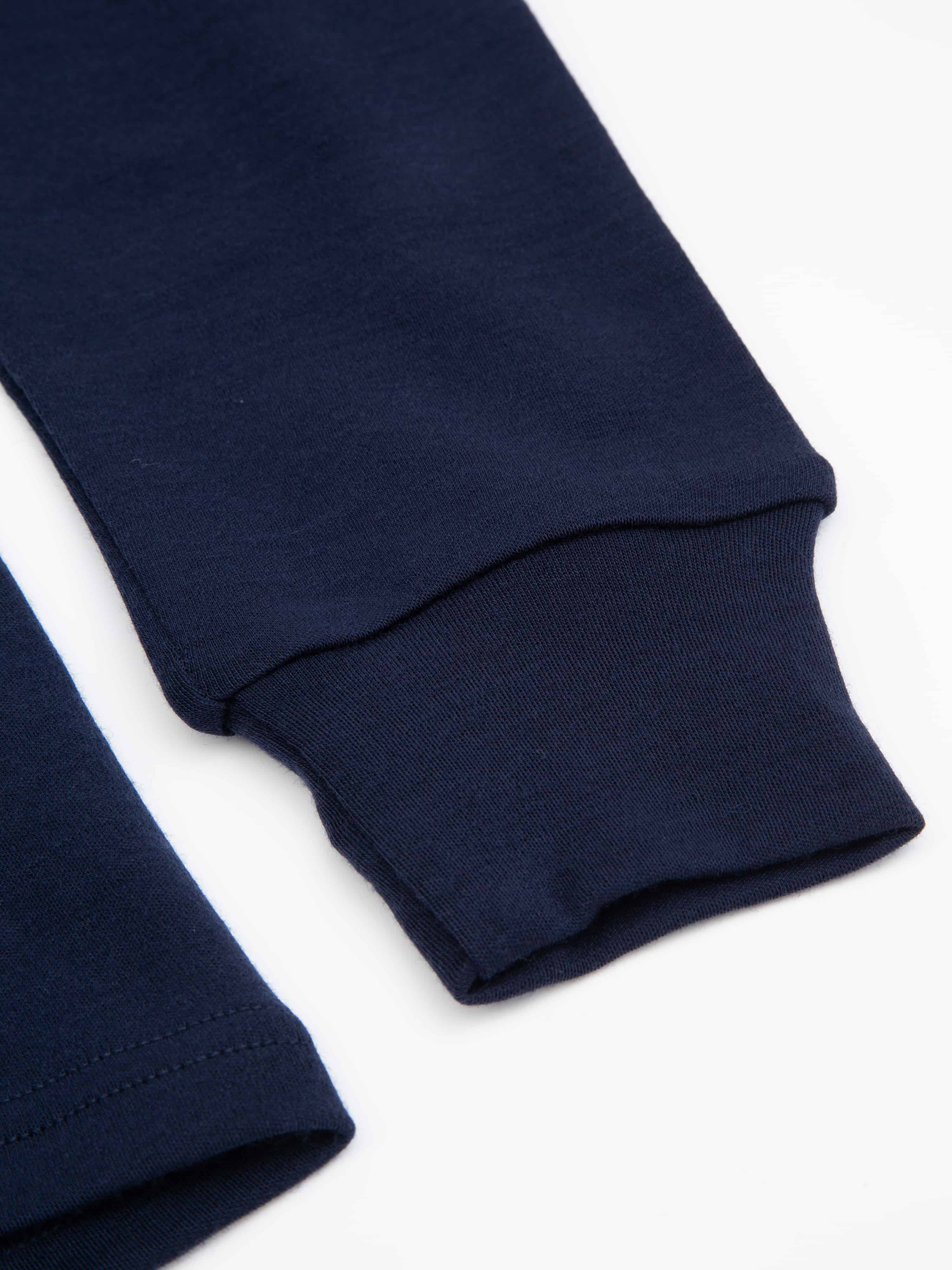 Glomfjord Half-Zip Ullgenser Blue Ink