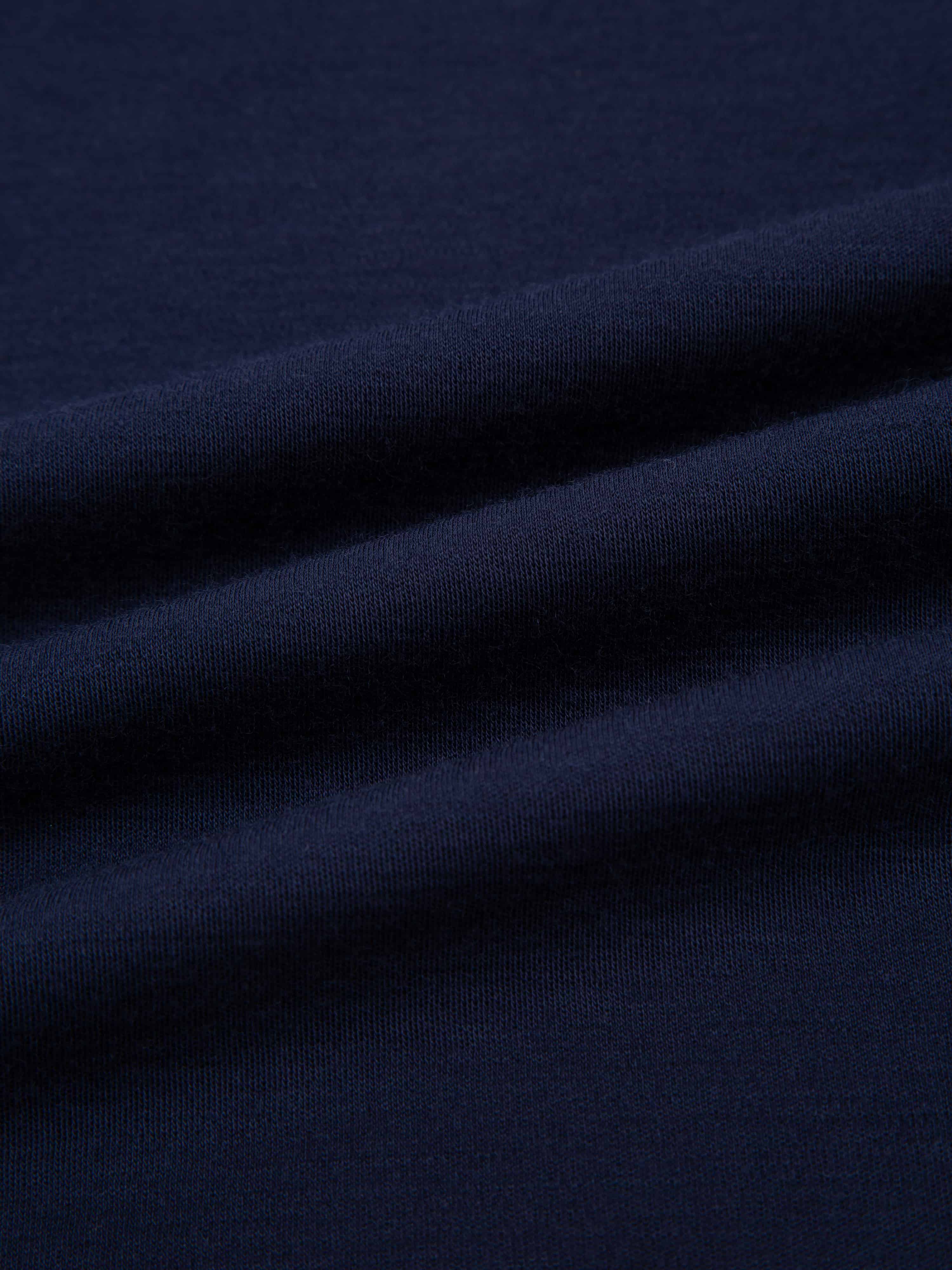 Glomfjord Half-Zip Ullgenser Blue Ink