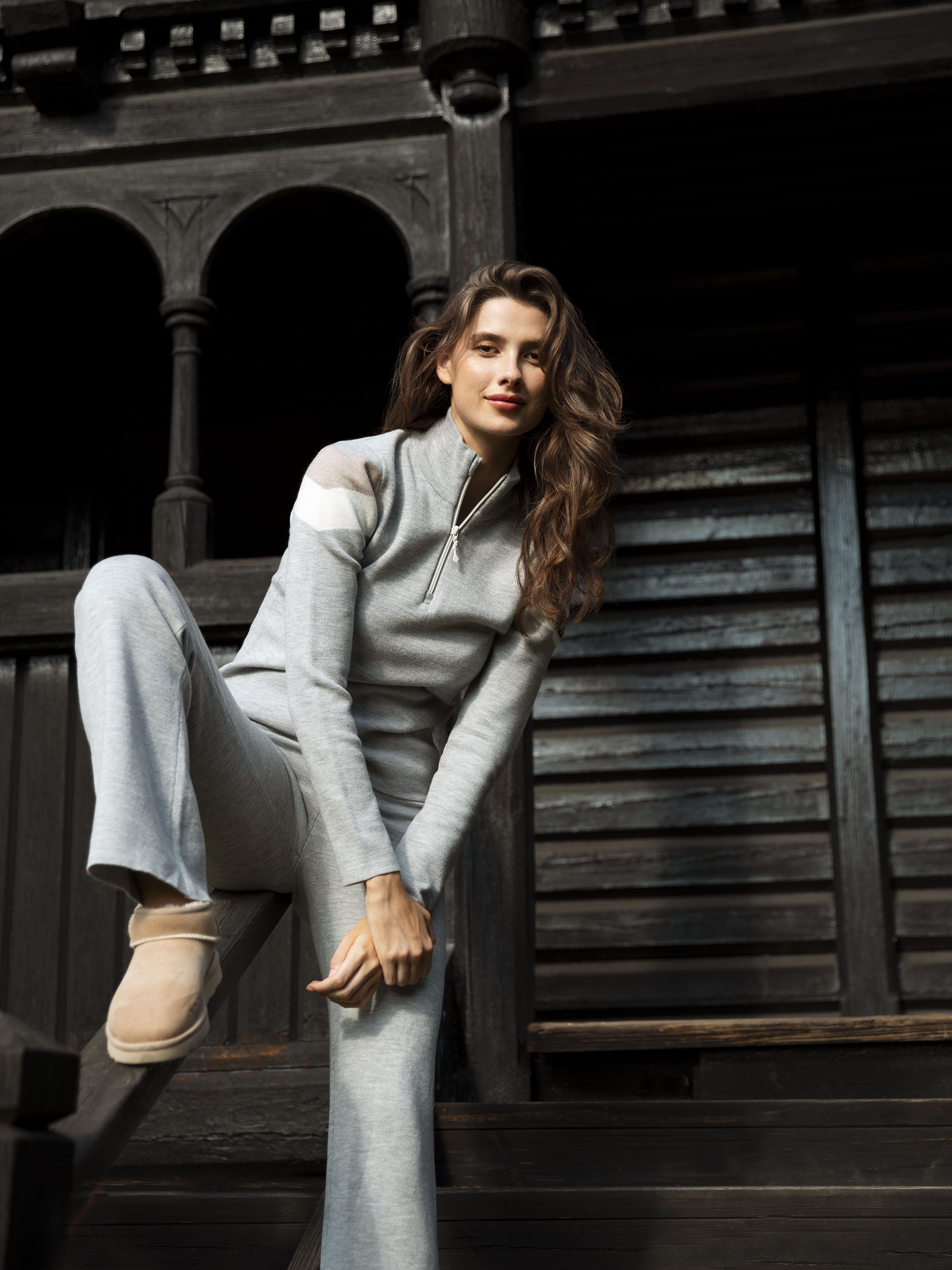 Hemsedal Ullgenser  Grey Melange