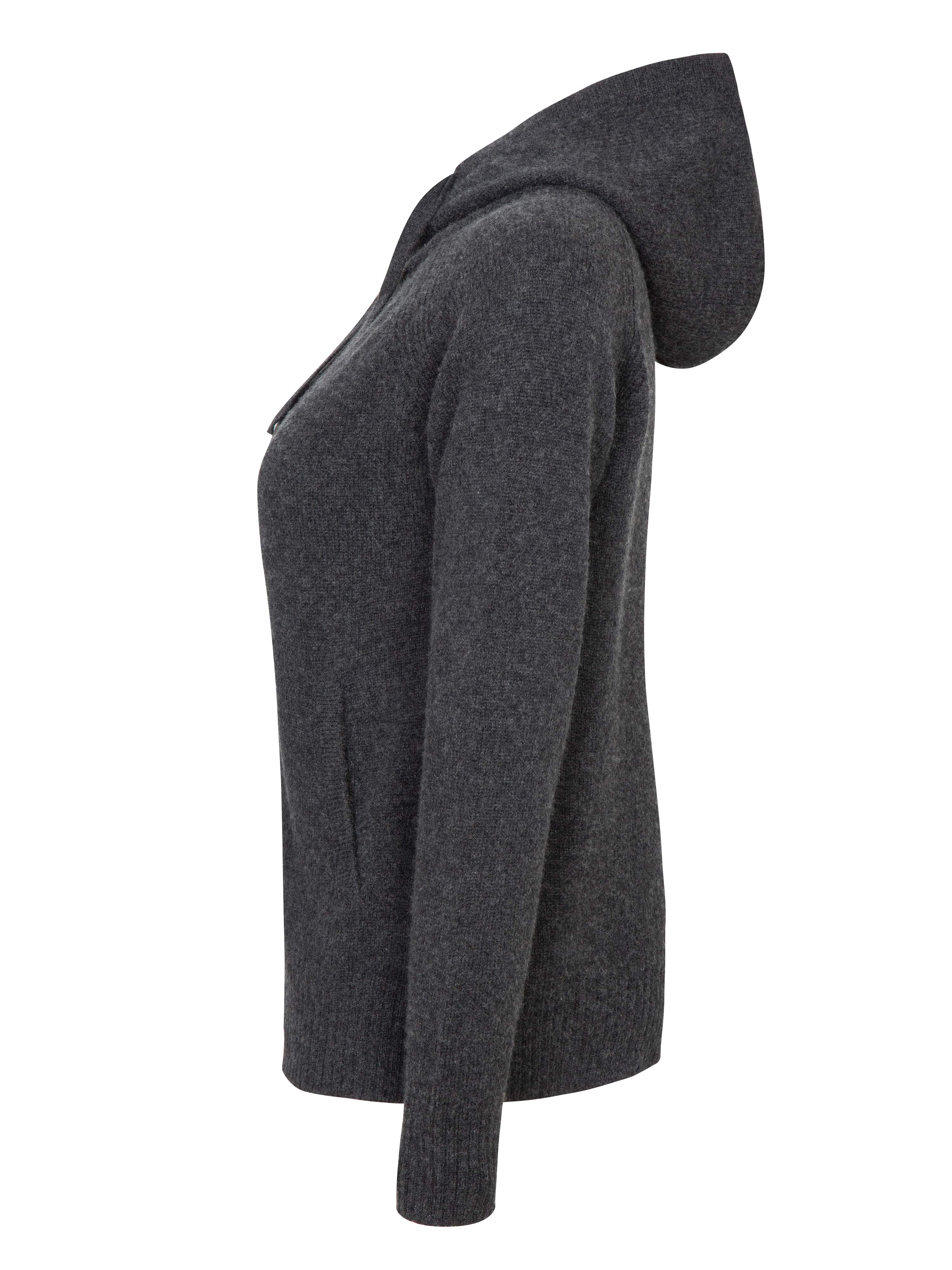 Justatinden Strikkejakke Charcoal Grey