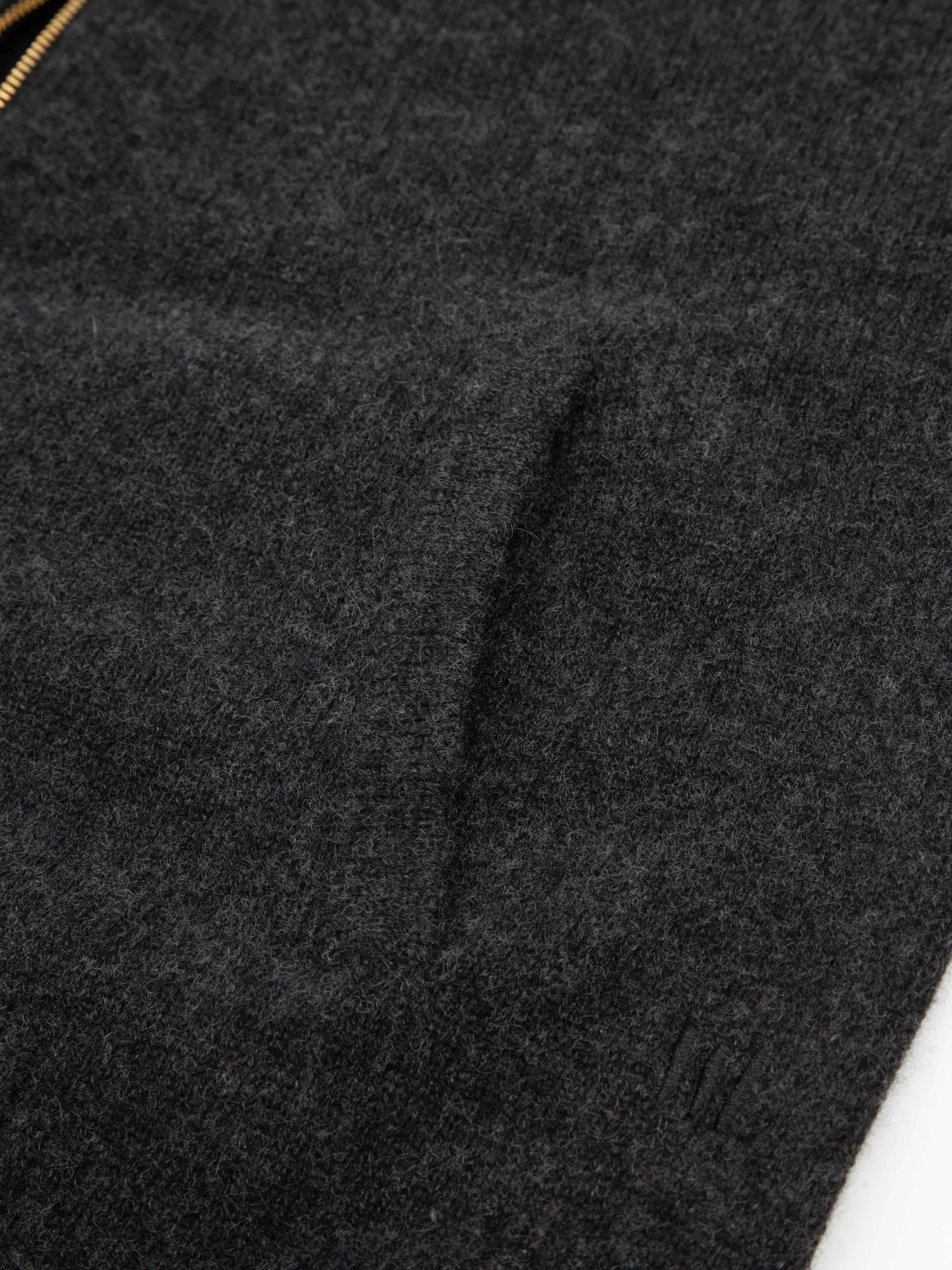 Justatinden Strikkejakke Charcoal Grey