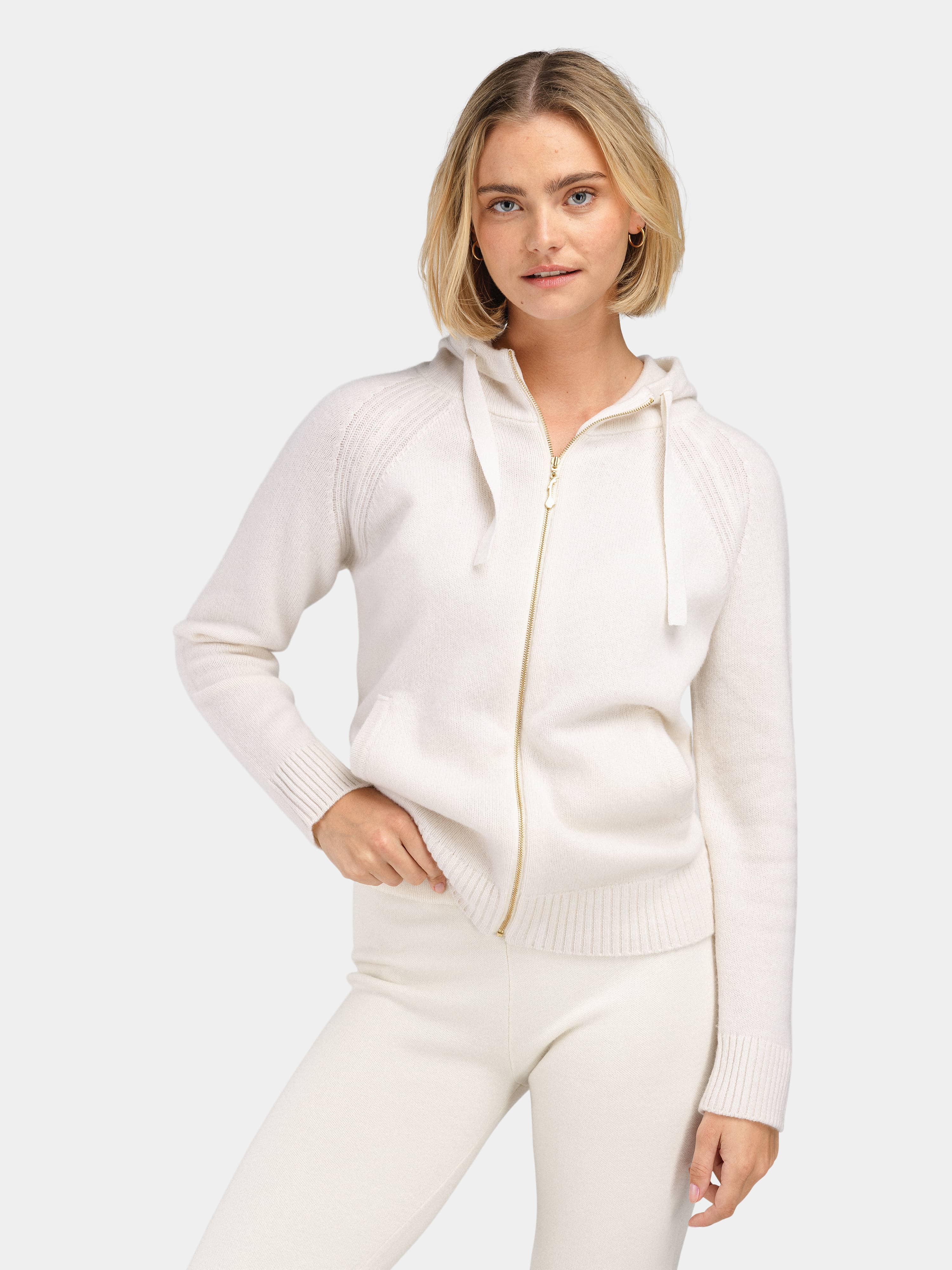 Justatinden Strikkejakke Snow White