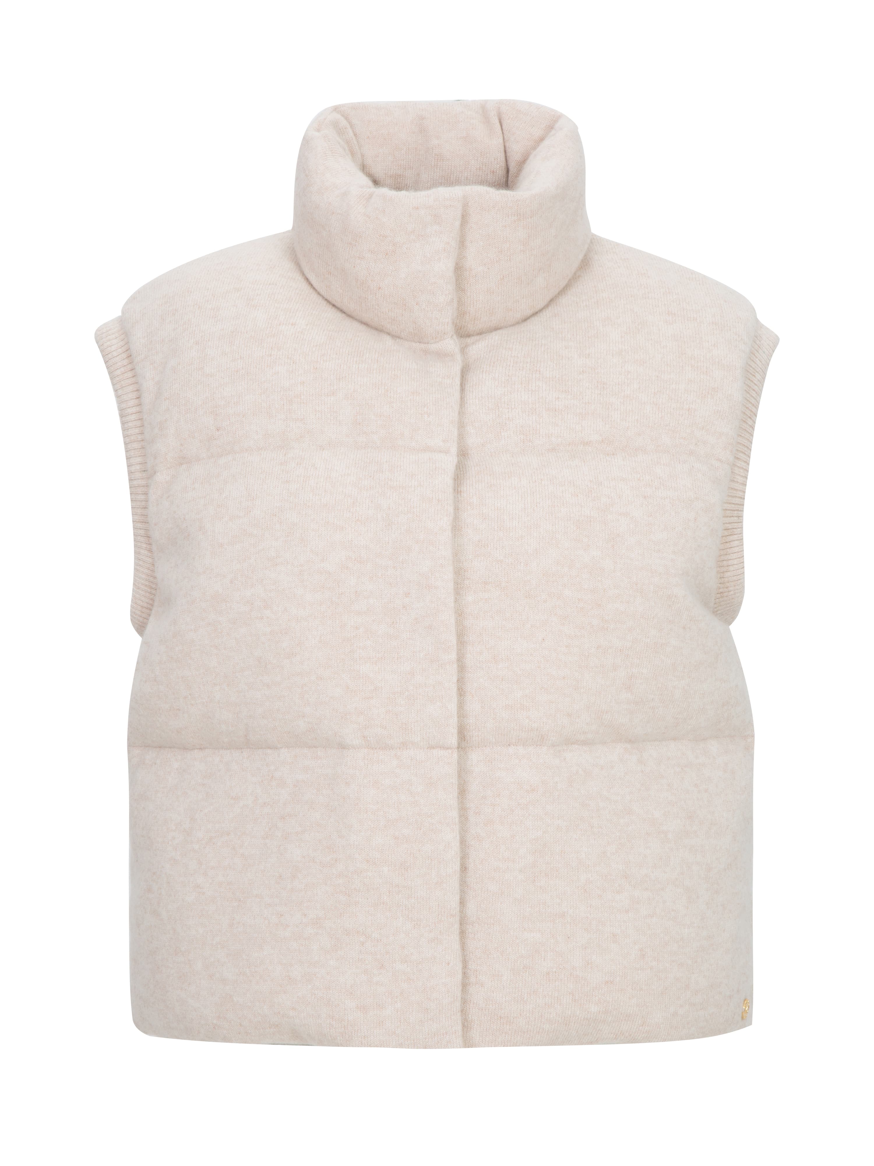 Loftet Kashmir Vest Light Sand Melange