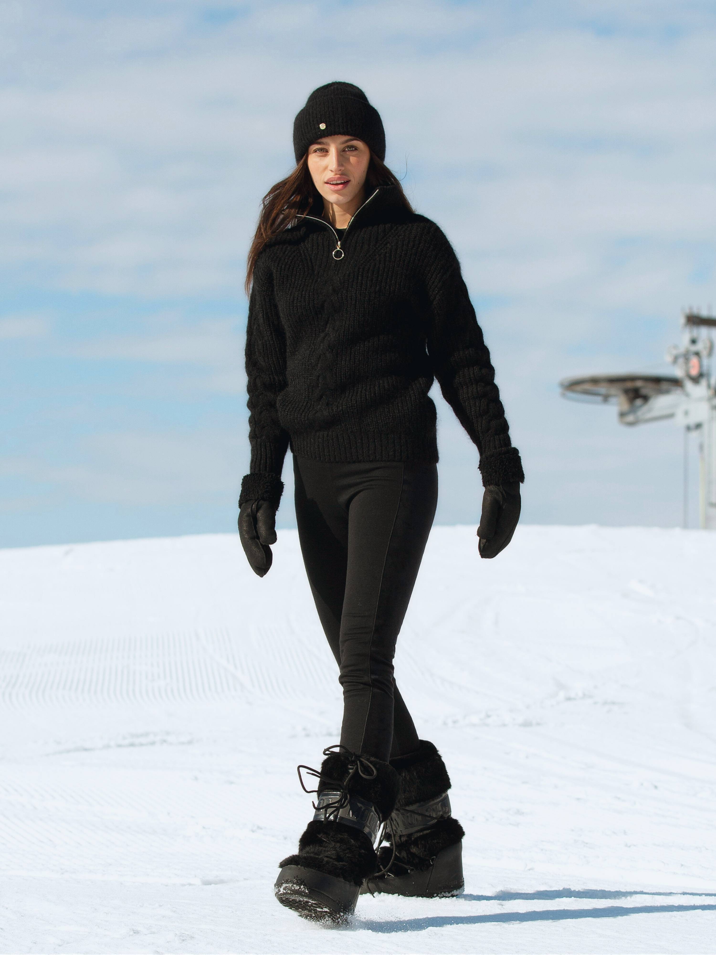 Olden Strikket Ullgenser Black