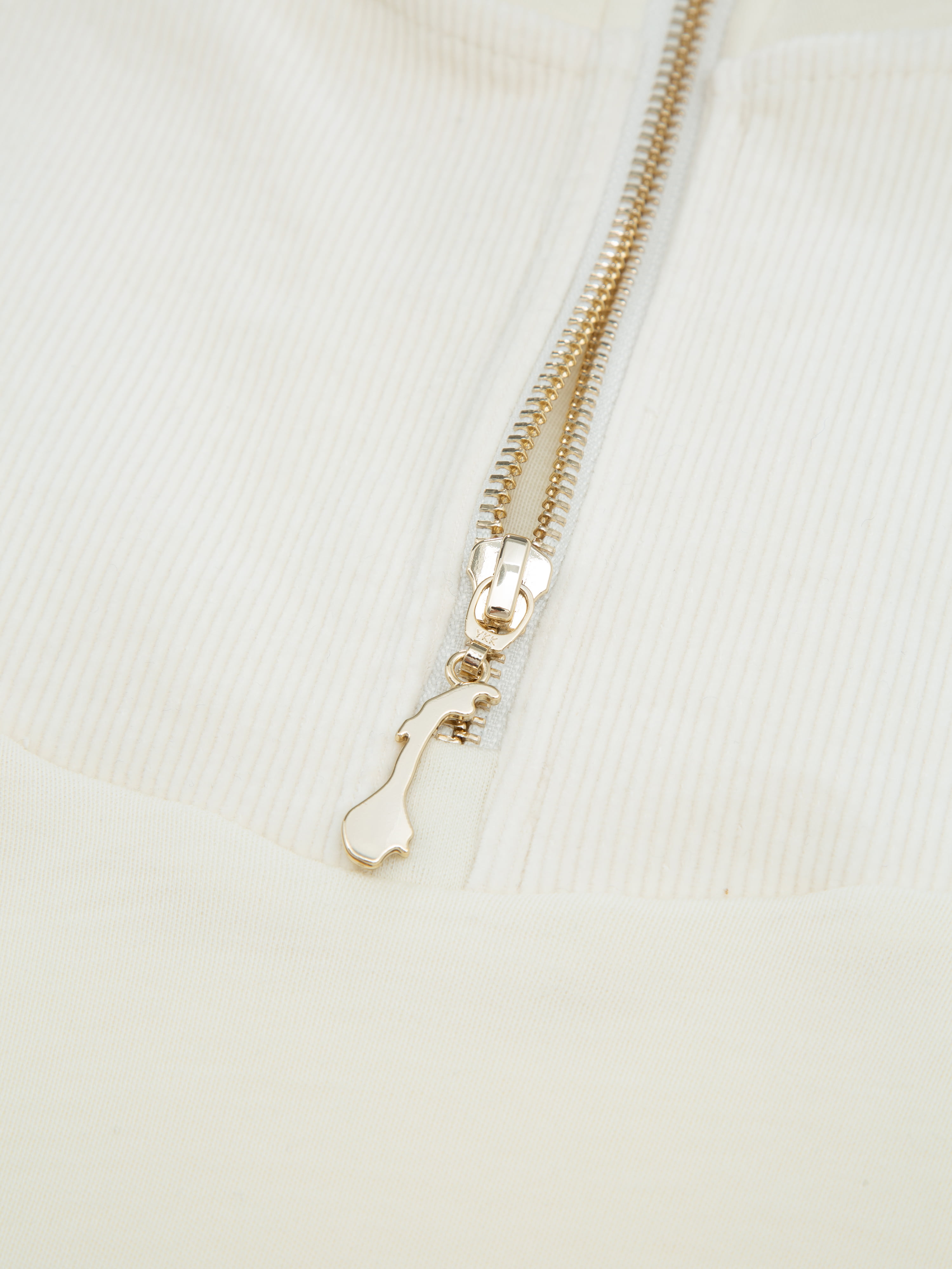 Sirdal Merino Cord Half-zip Snow White