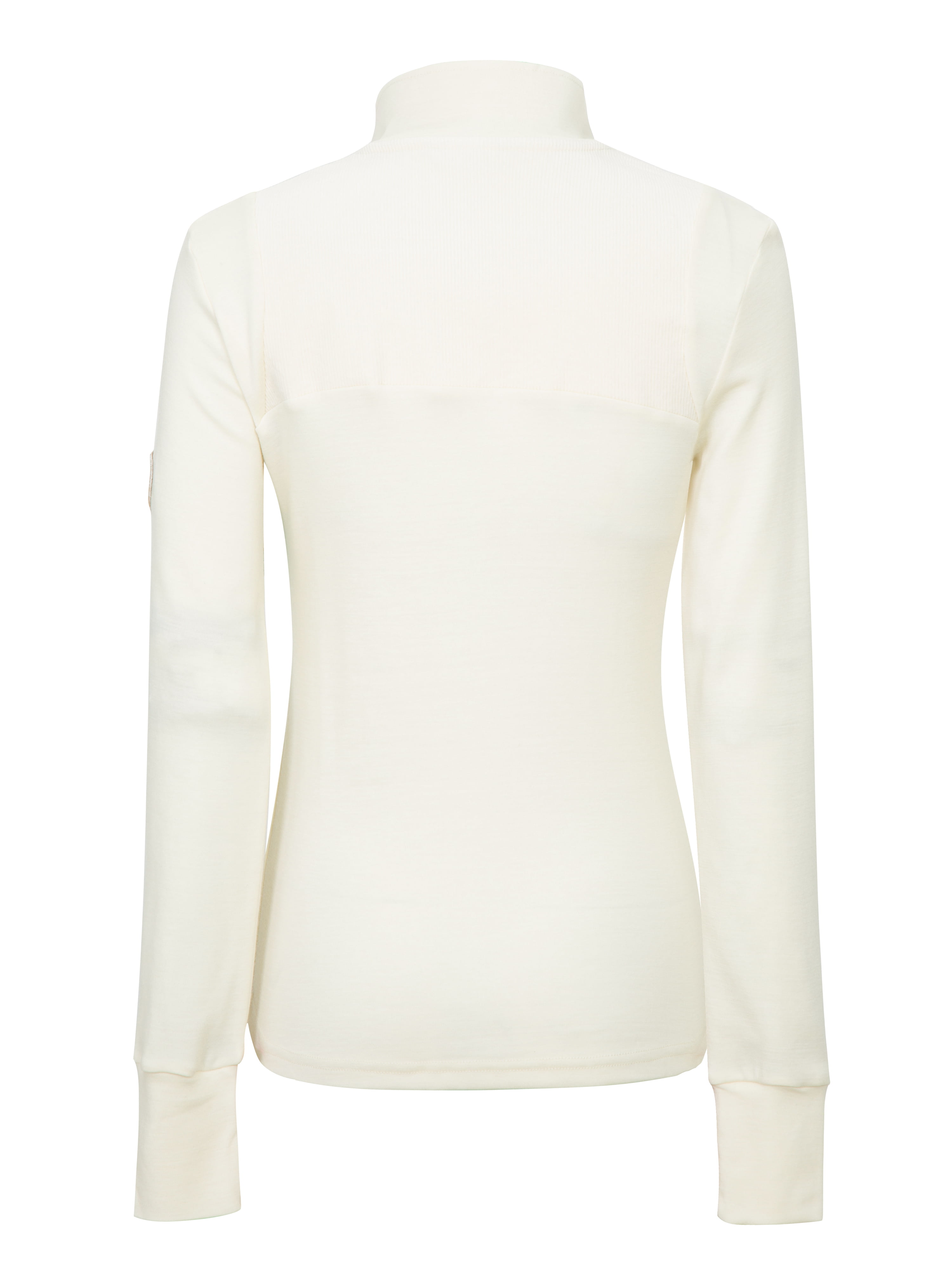 Sirdal Merino Cord Half-zip Snow White