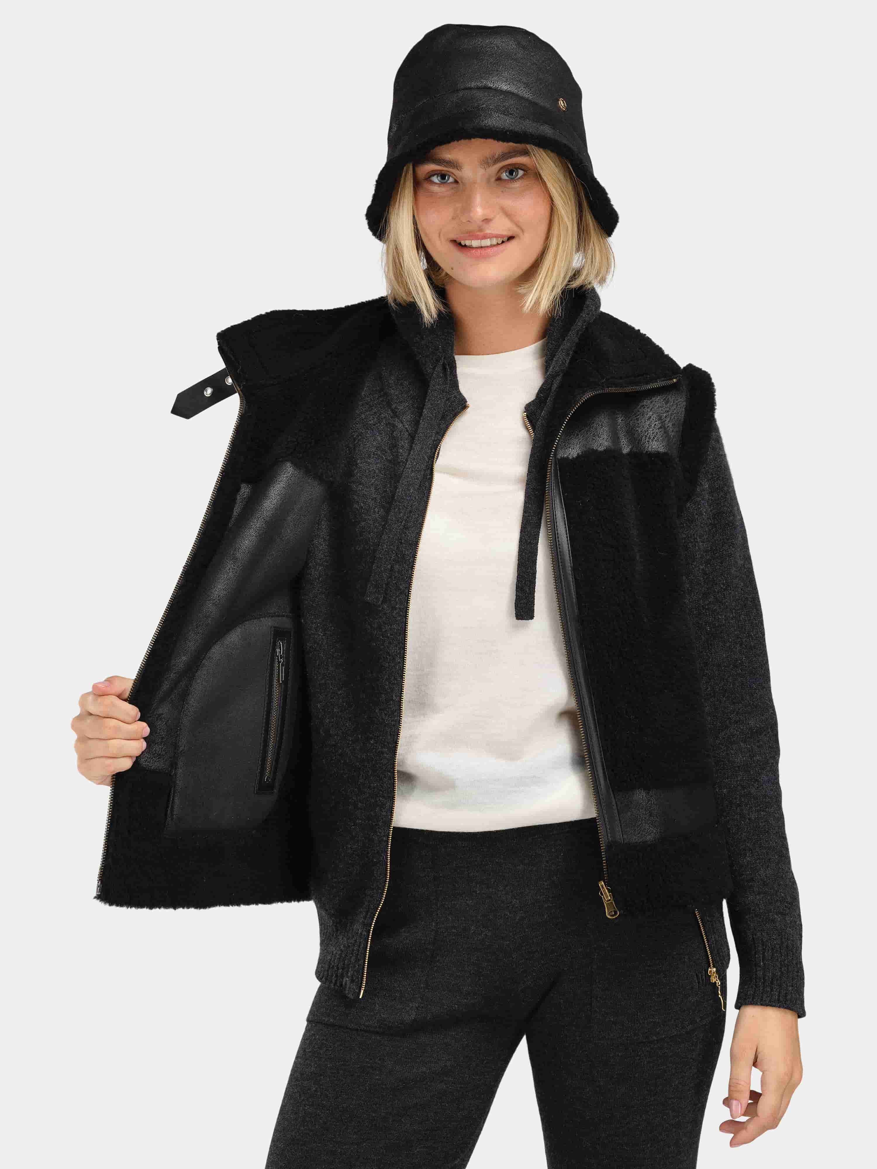 Solveggen Bøttehatt Black