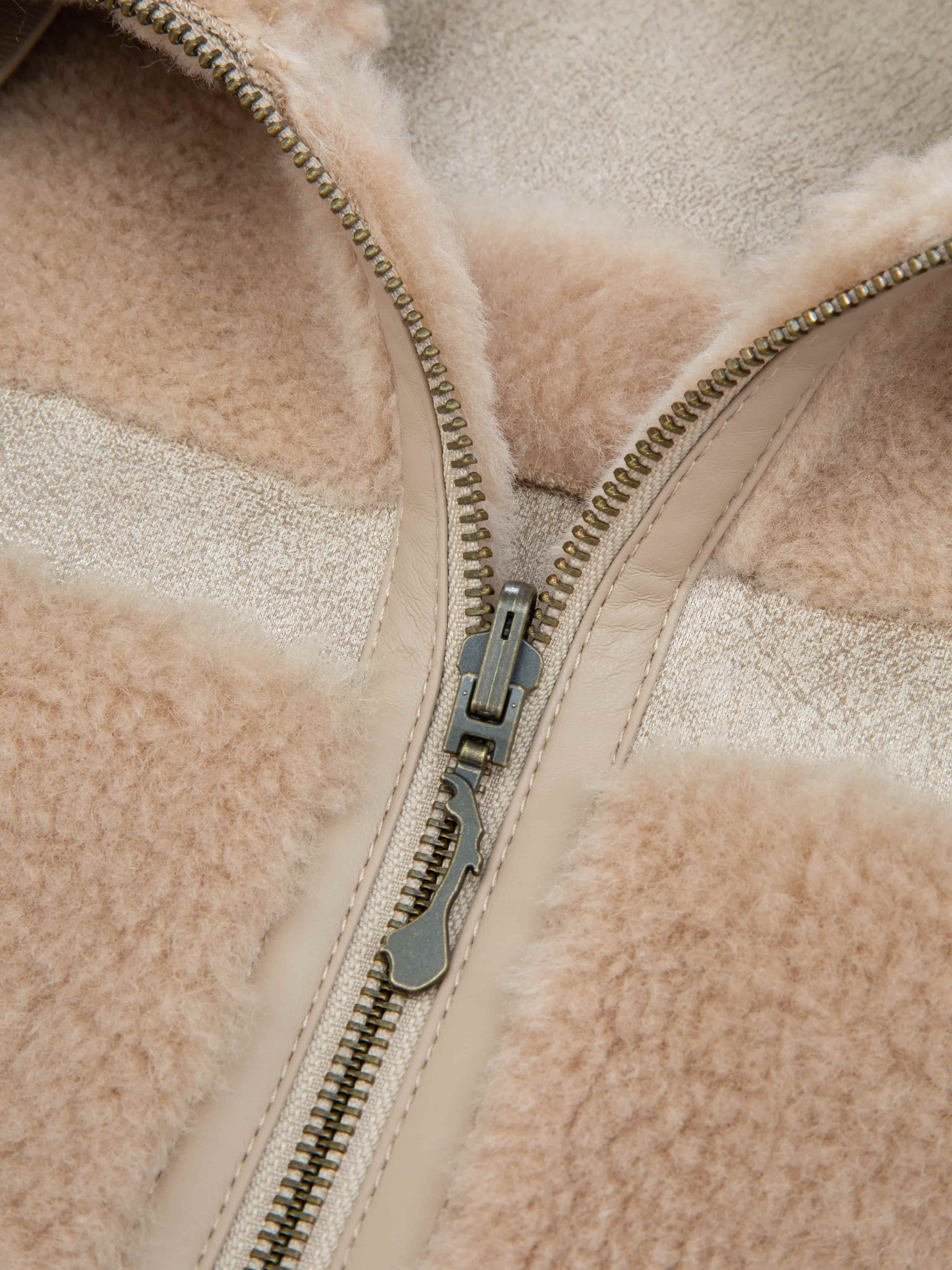 Solveggen Pilé Jakke Champagne