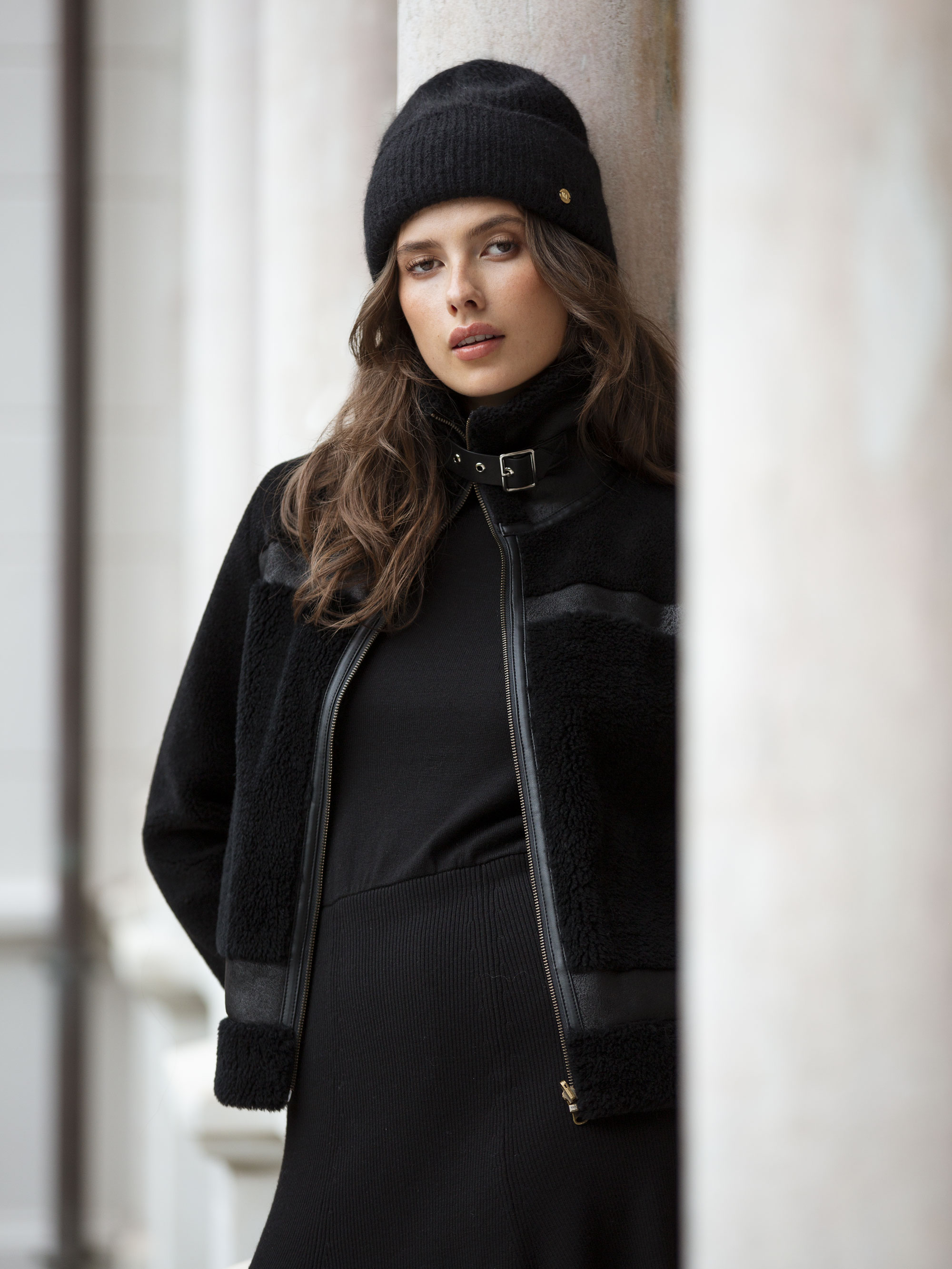 Solveggen Pilé Jakke Black