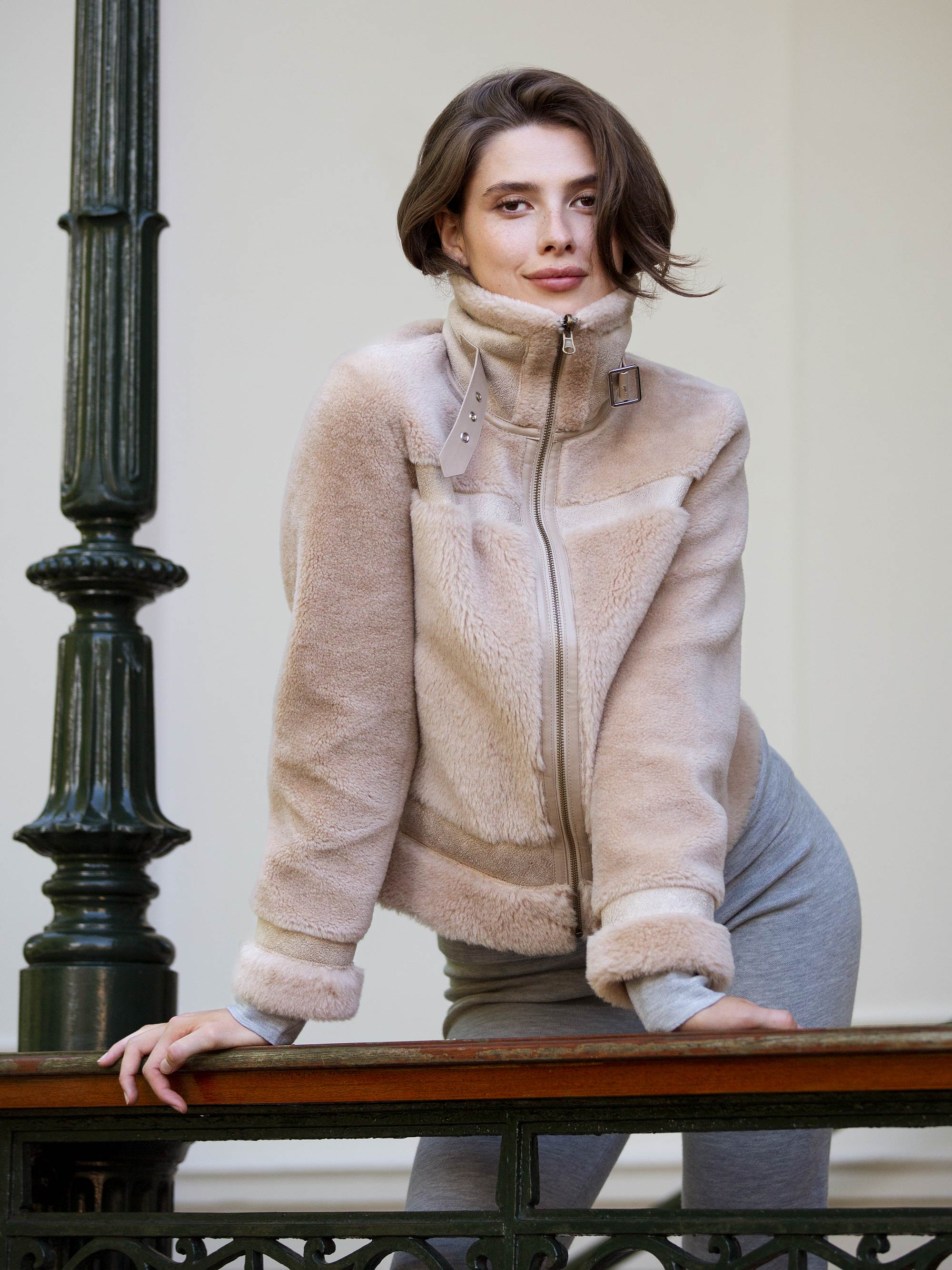 Solveggen Pilé Jakke Champagne