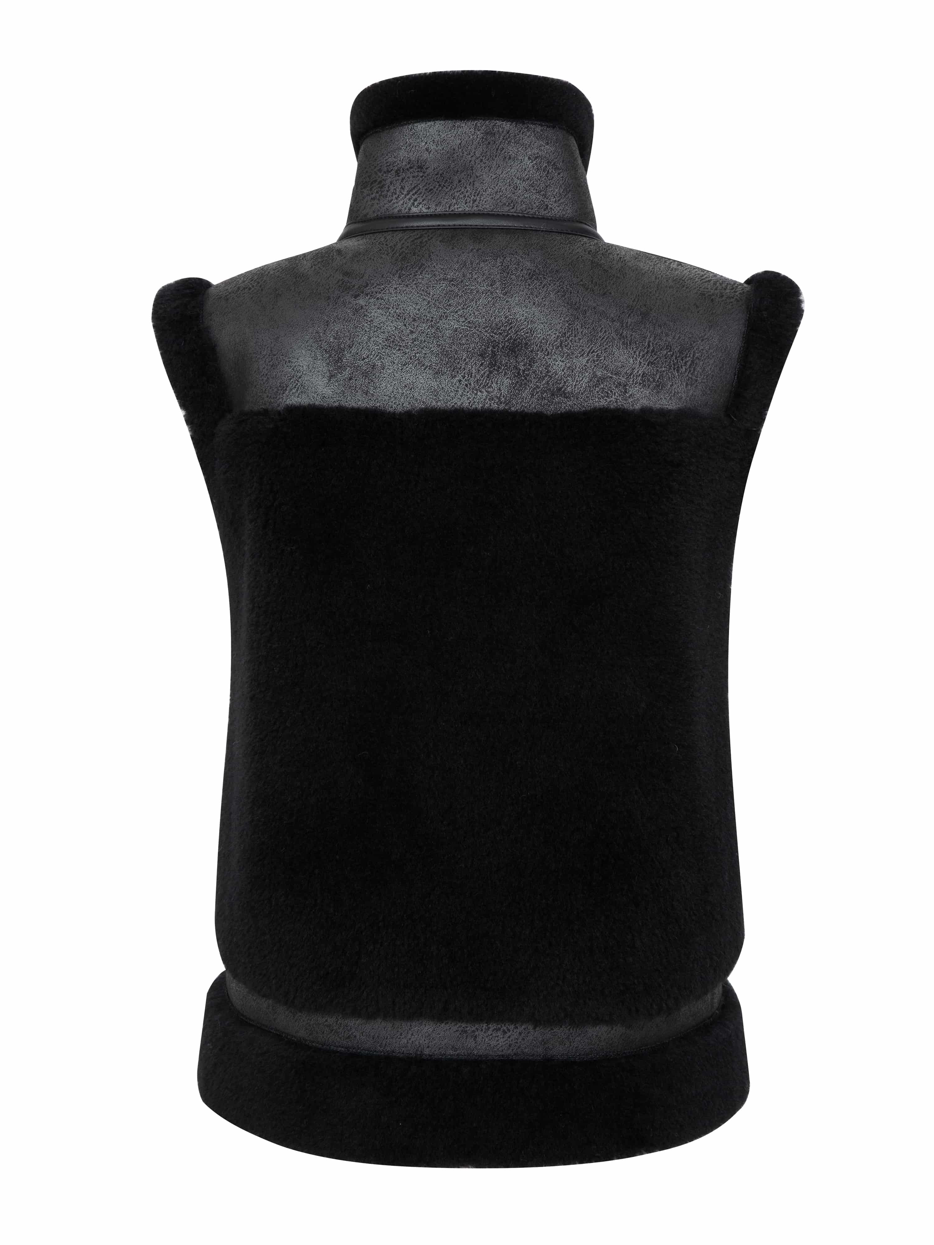 Solveggen Lammeull Vest Black