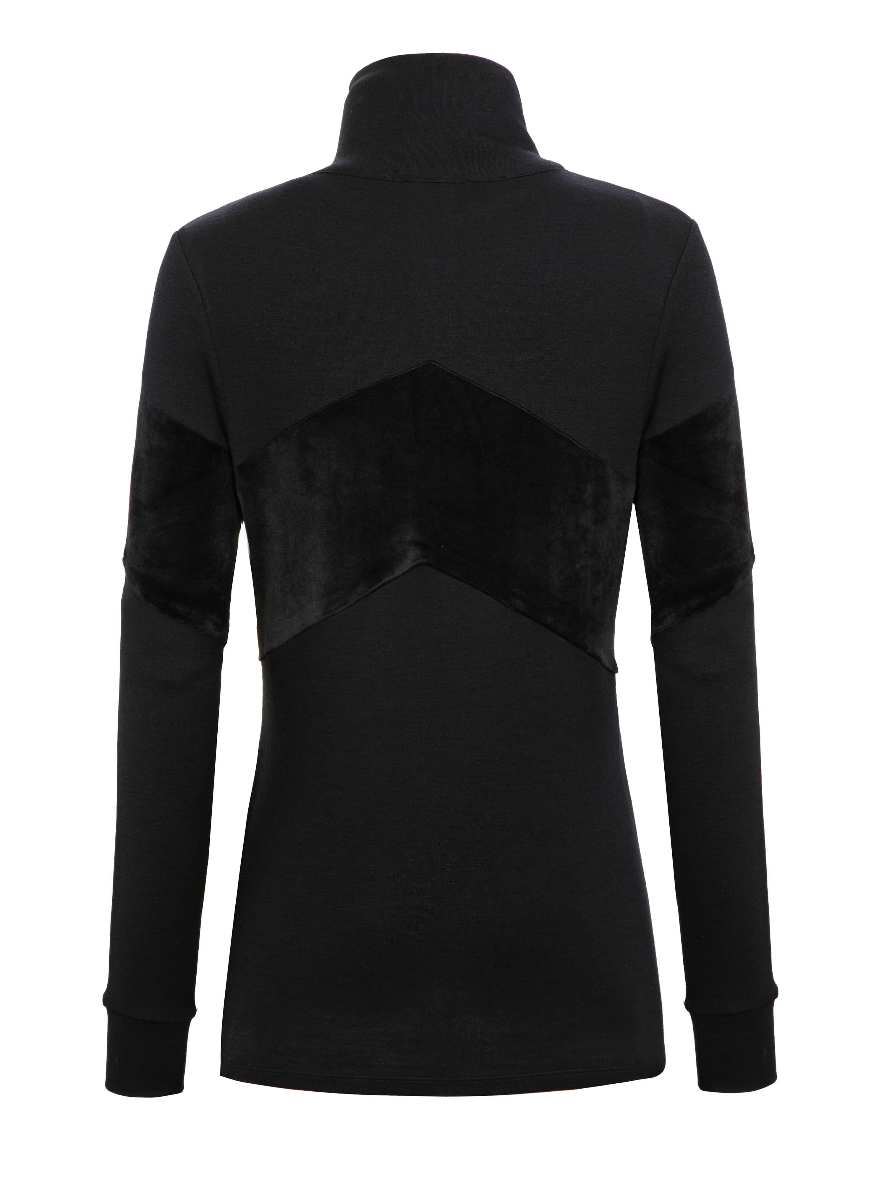 Vegglifjell Half-Zip Ulltrøye Black