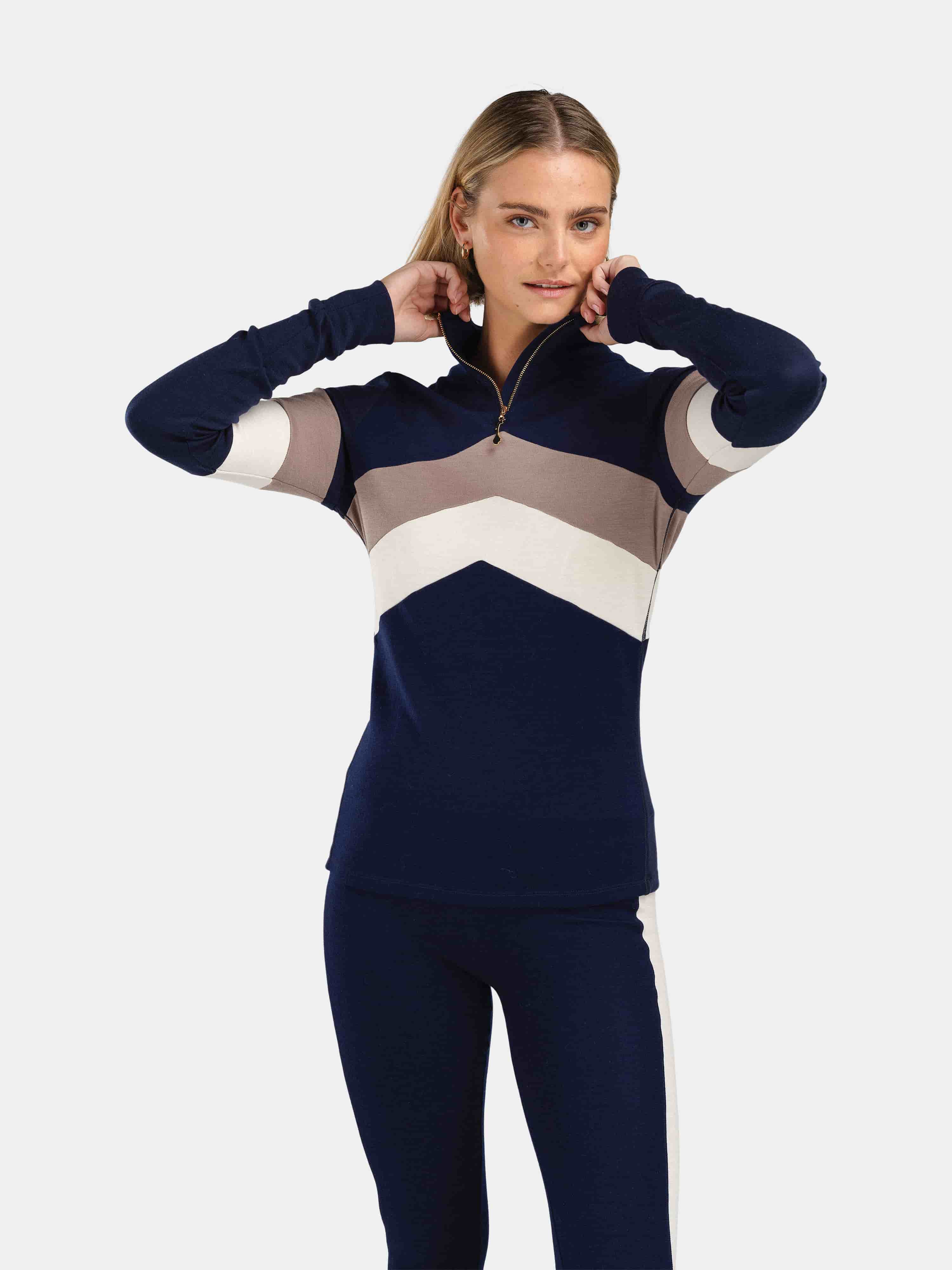 Vegglifjell Ullstilongs Blue Ink