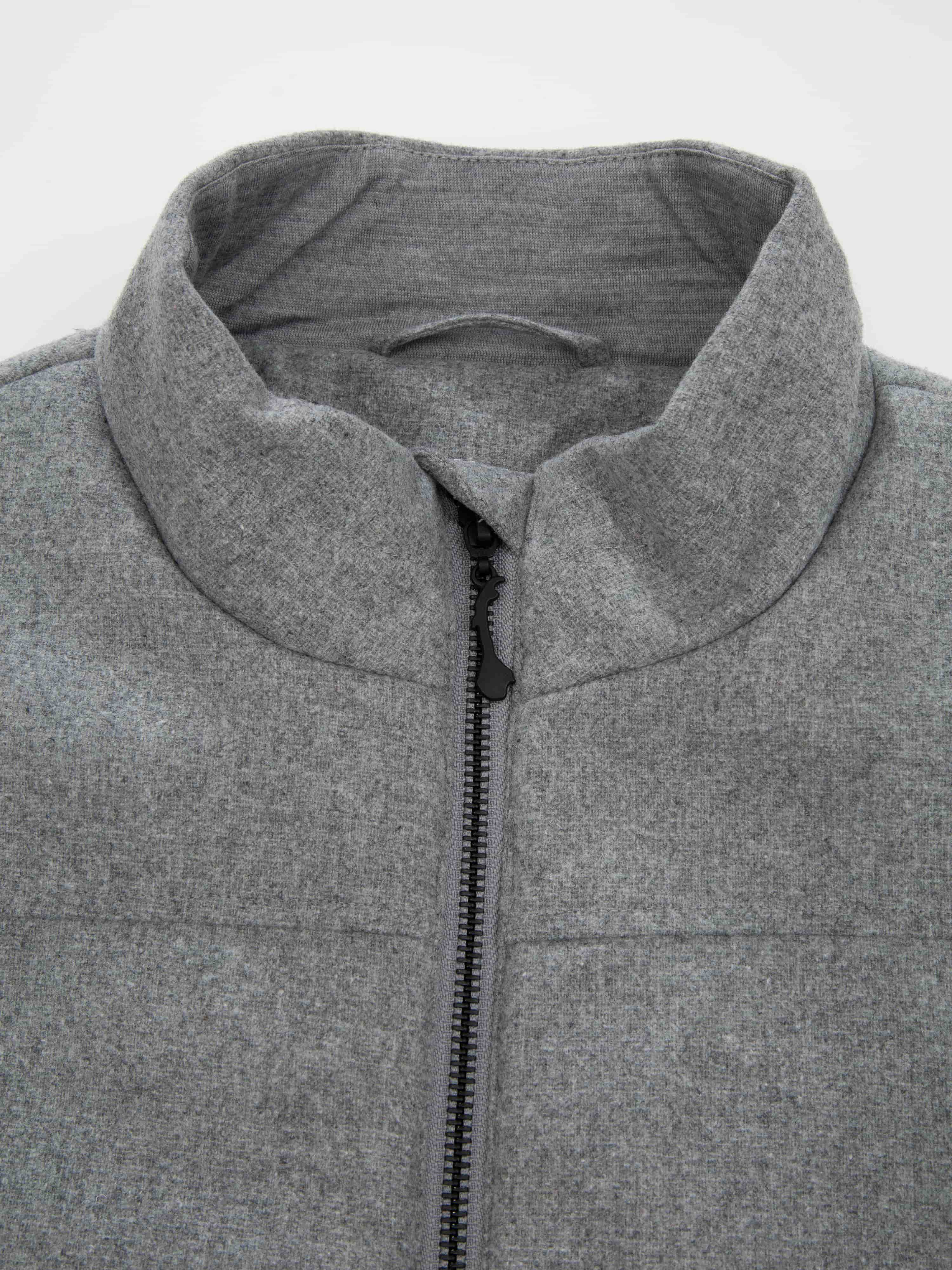 Dovrefjell Ullvest Grey Melange