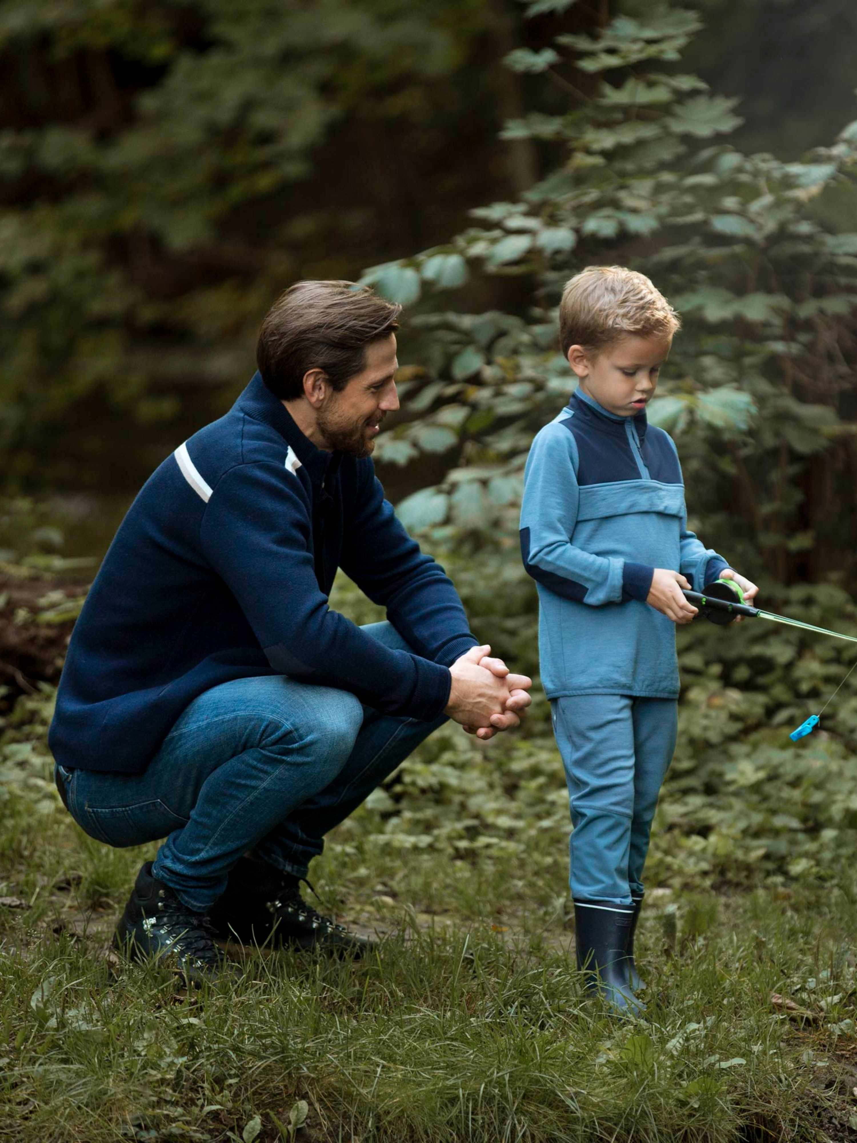 Hemsedal Strikket Jakke Dark Blue