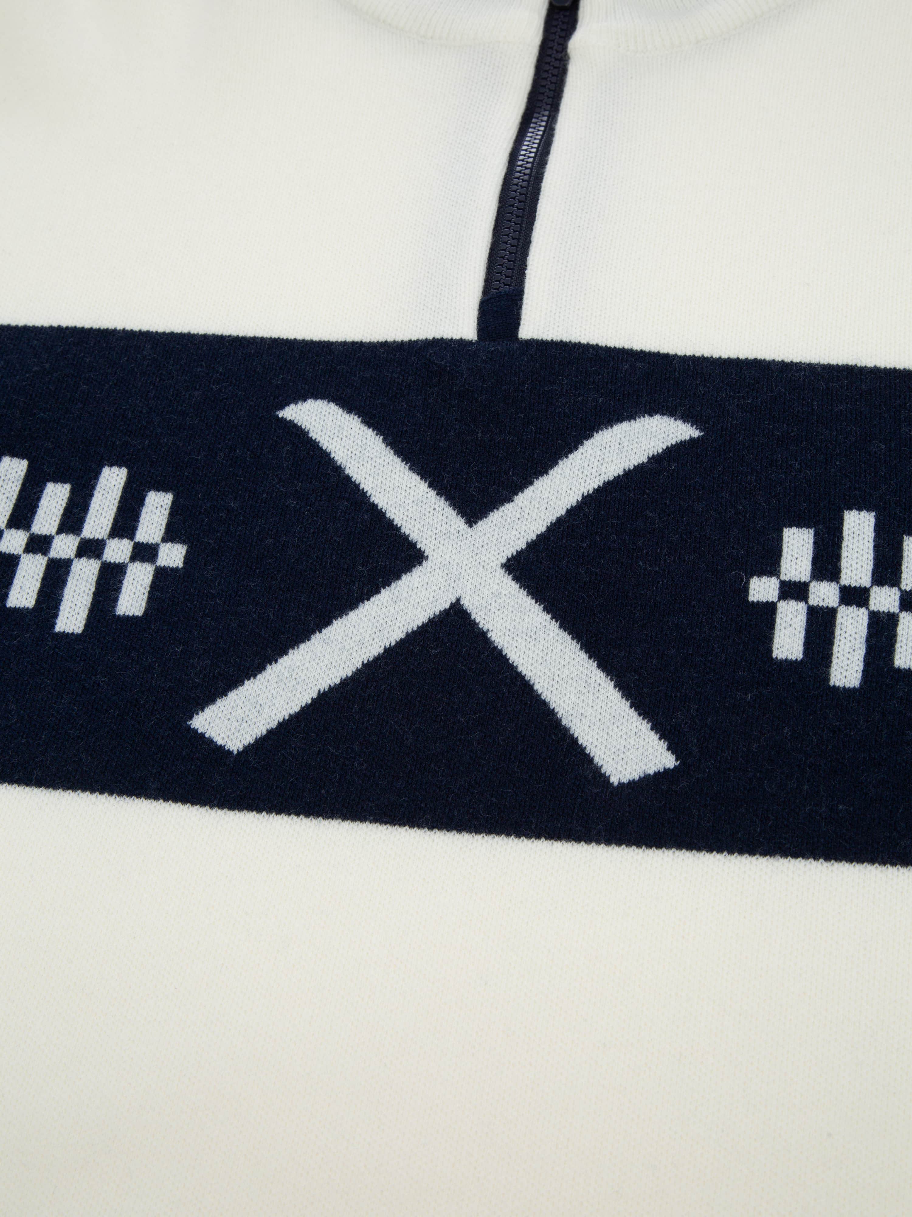 Hemsedal Half-zip Ullgenser Snow White