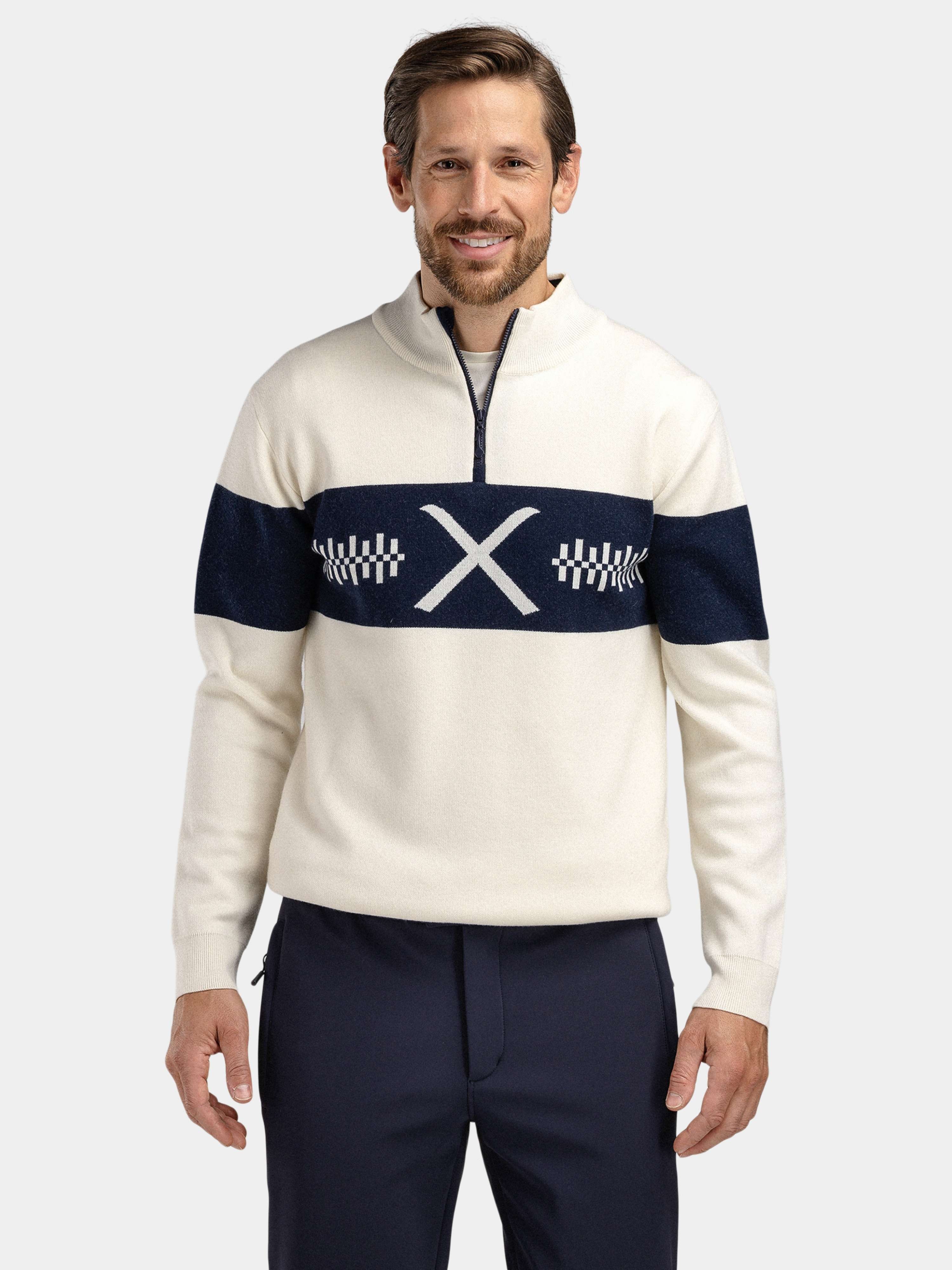 Hemsedal Half-zip Ullgenser Snow White