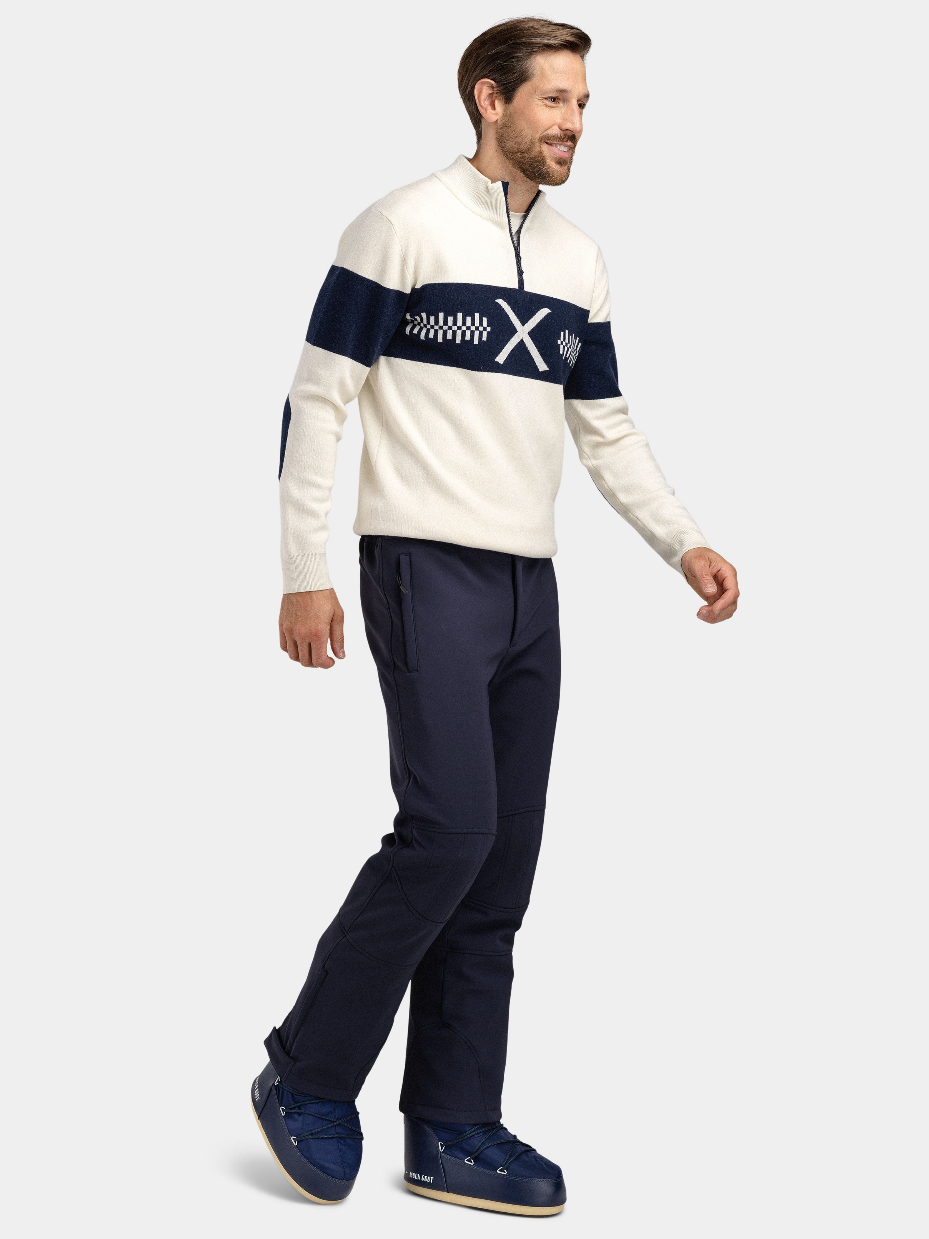 Hemsedal Half-zip Ullgenser Snow White