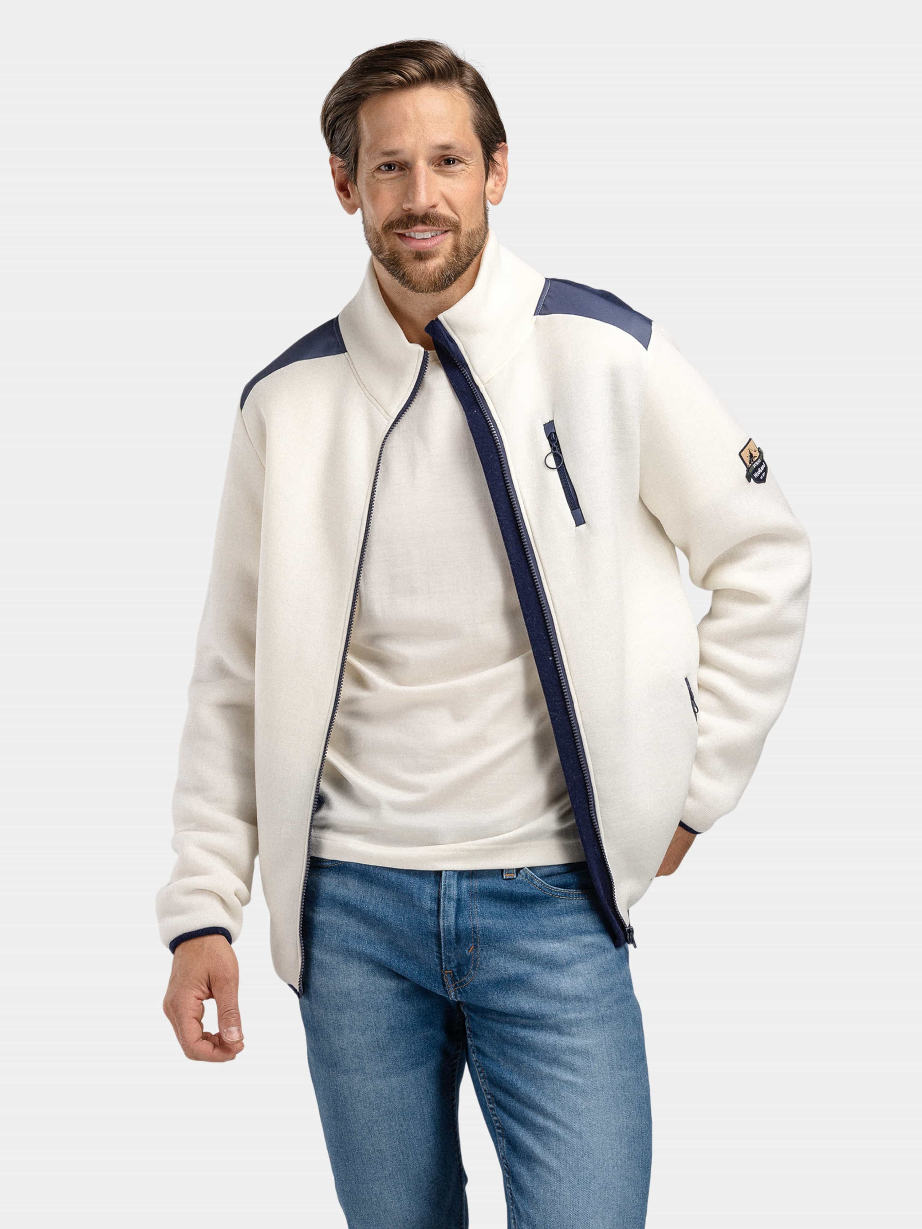 Sogndal Ull-fleece Jakke Snow White