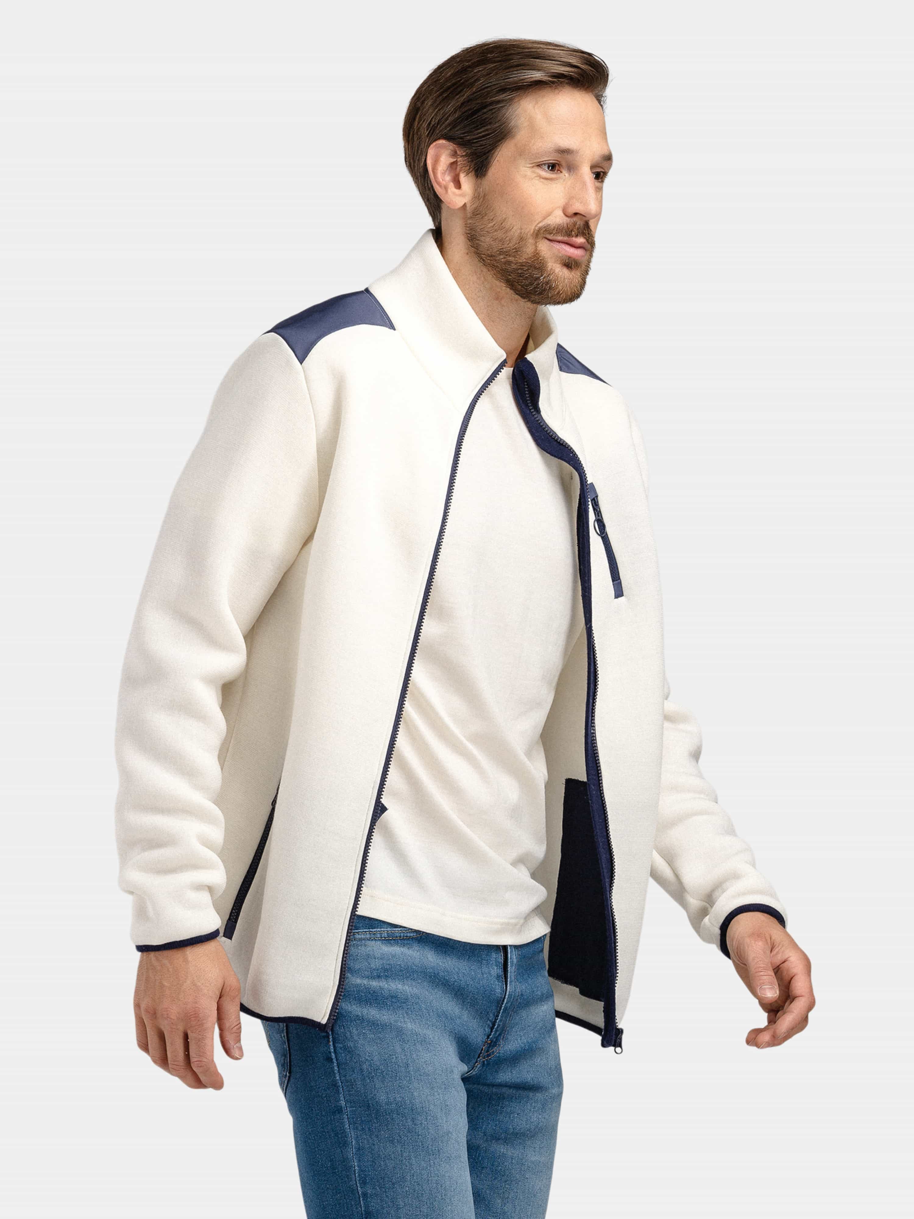 Sogndal Ull-fleece Jakke Snow White