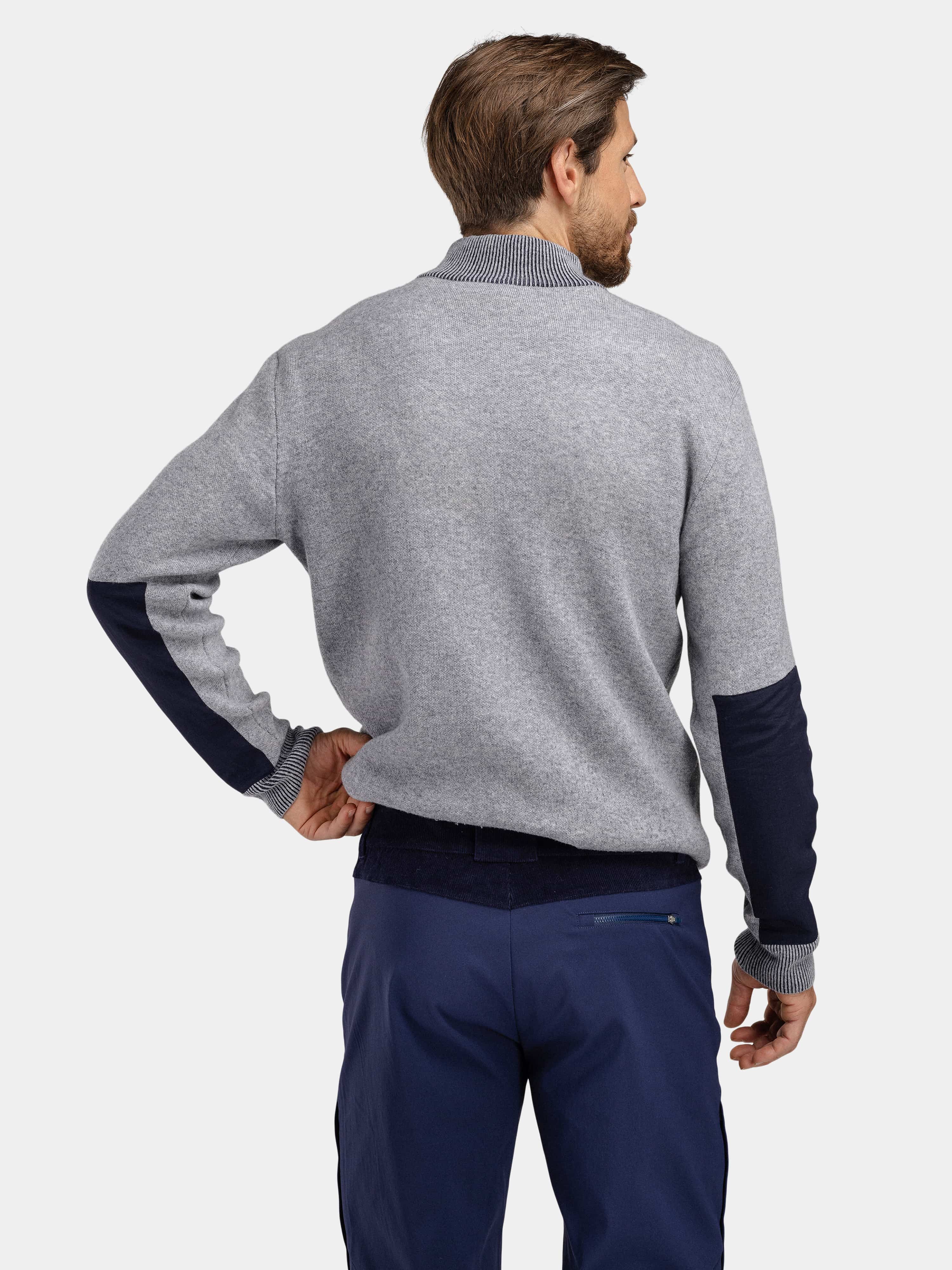 Tydal Half-Zip Ullgenser Grey Melange