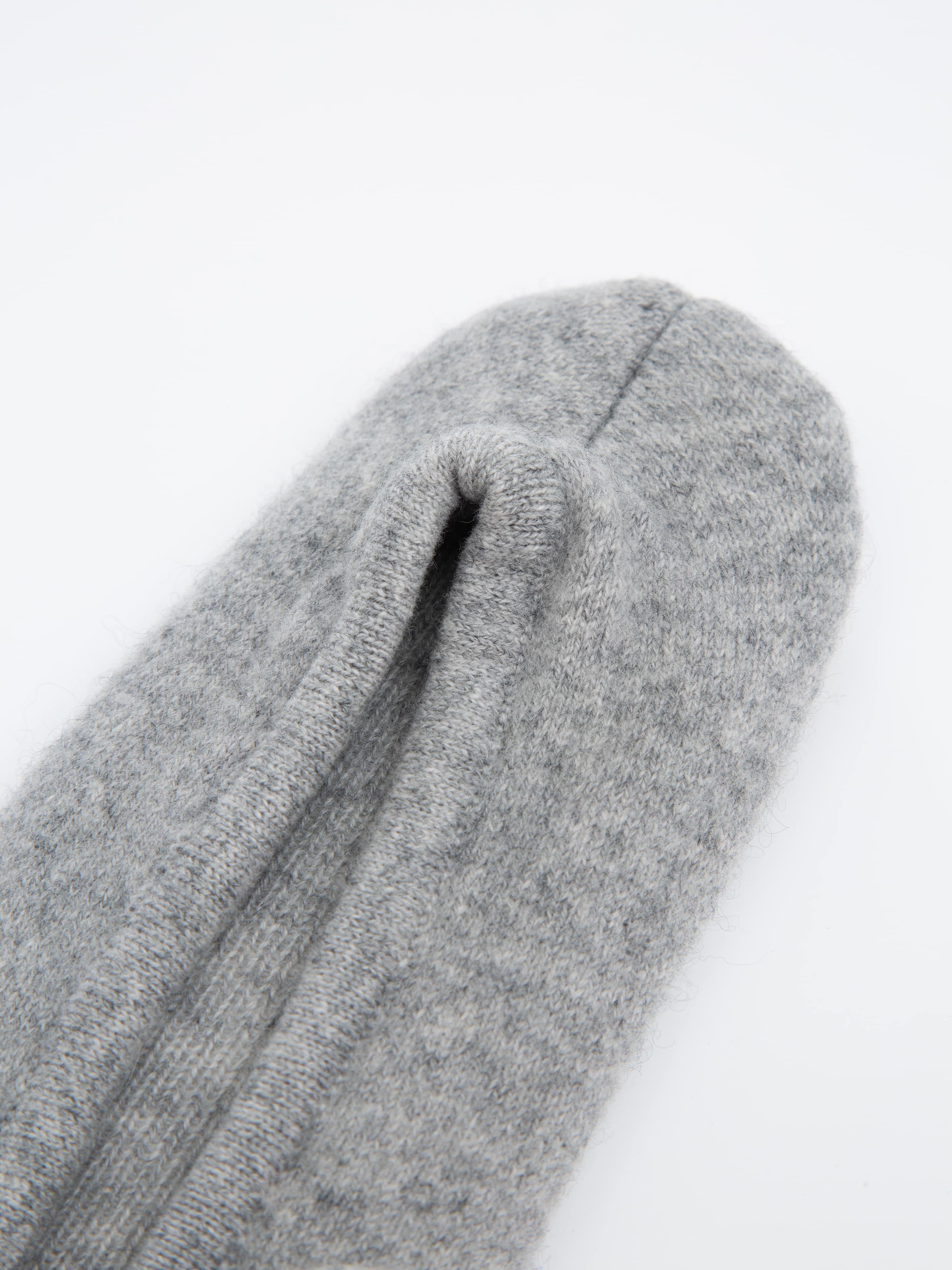 Stortoppen Kashmir Tøfler Grey melange