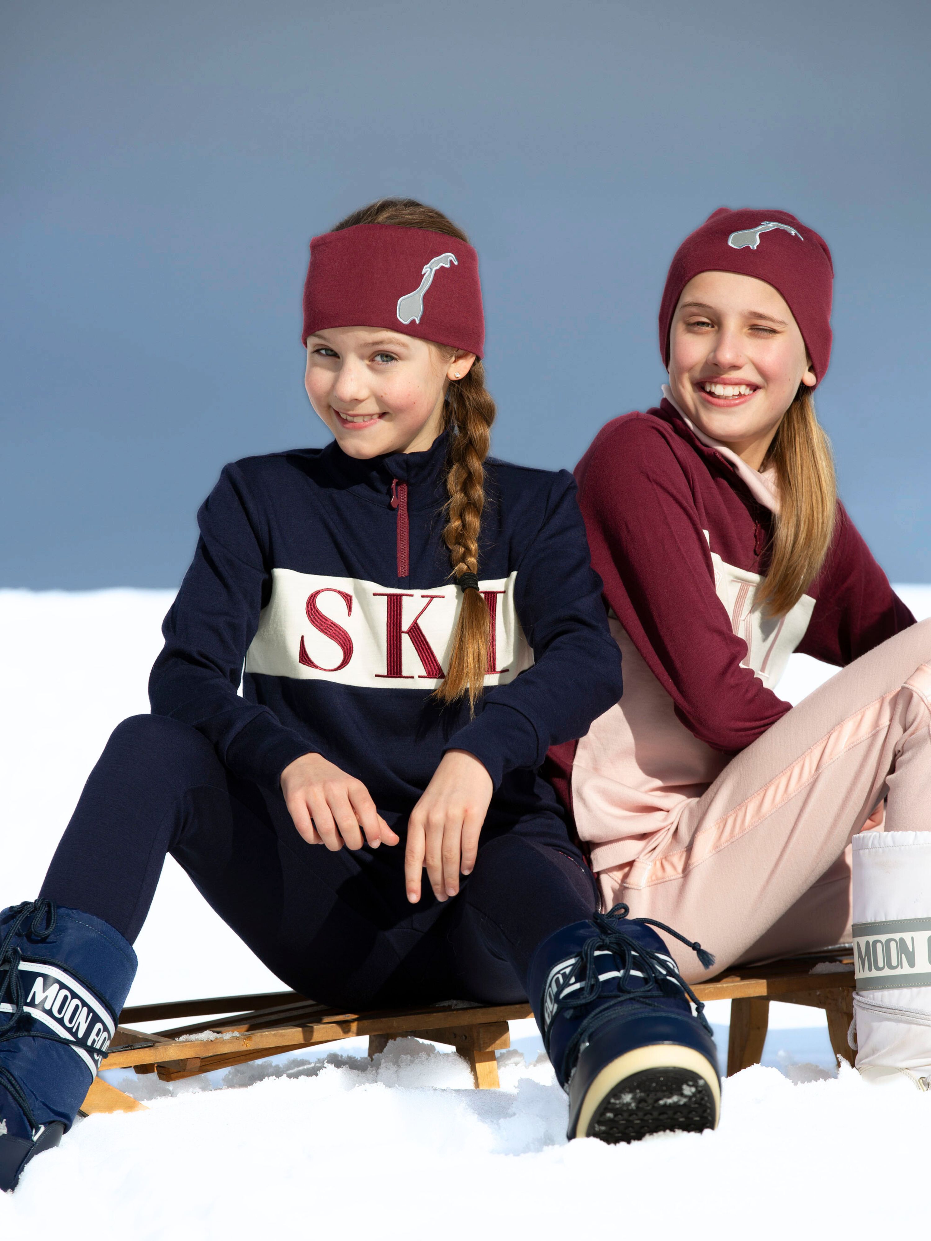 Røros Merino Lue - Barn Dark Plum