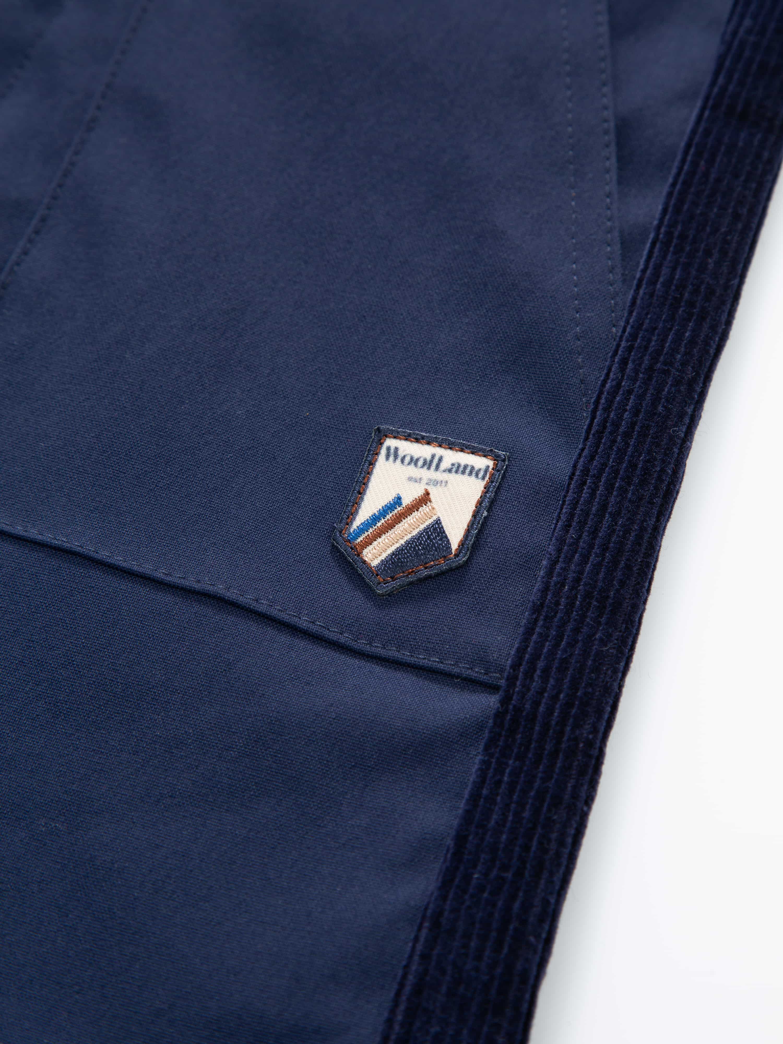 Romsdalseggen Cord Shorts  Blue Ink