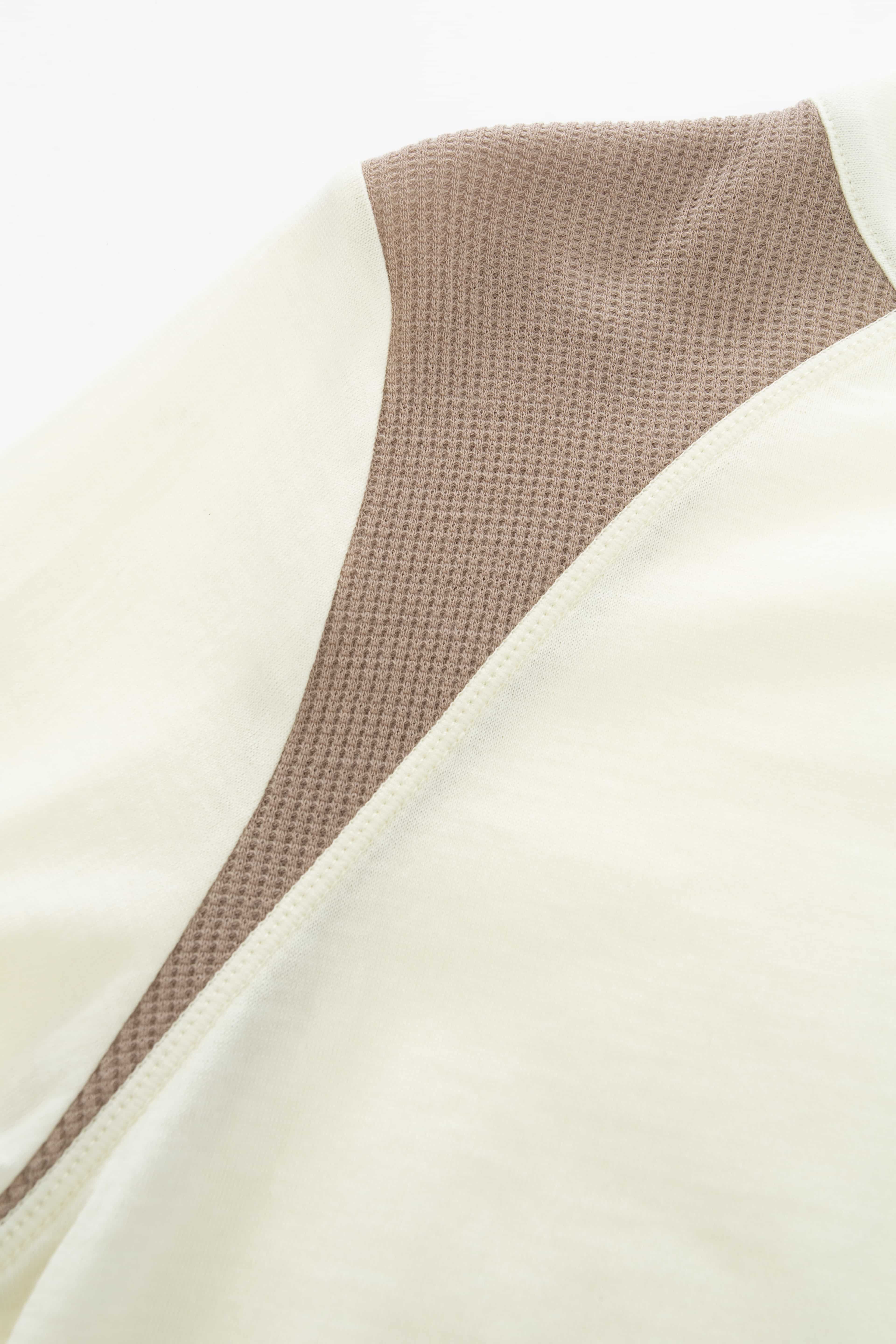 Hilleknuten Half-zip Ulltrøye Driftwood