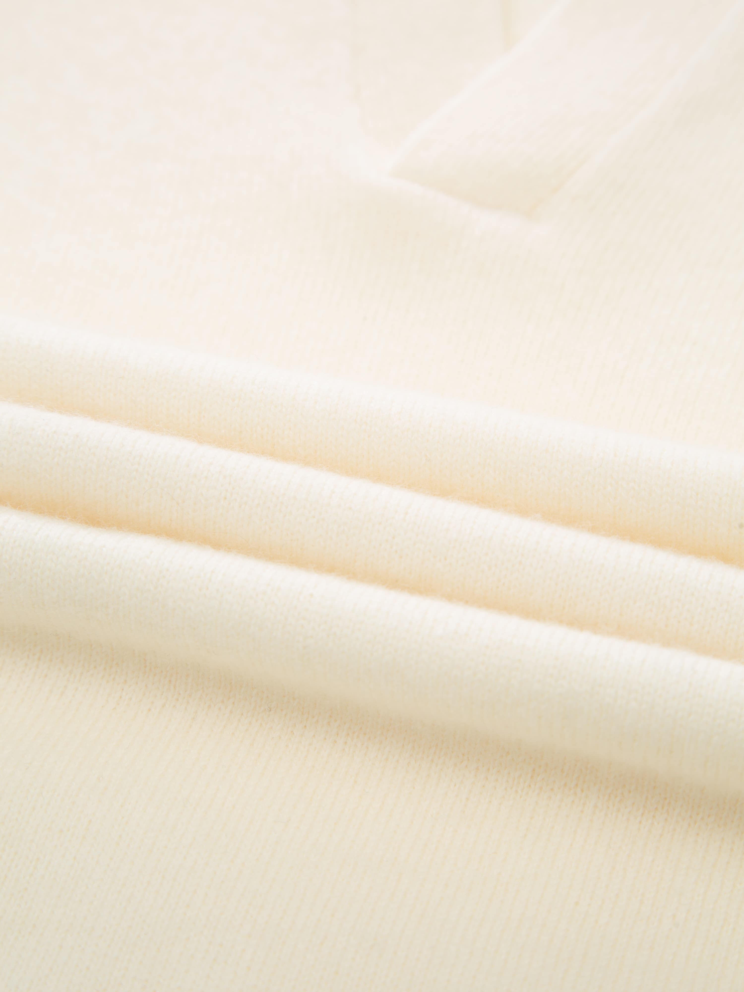 Lindesnes Strikkegenser  Ivory