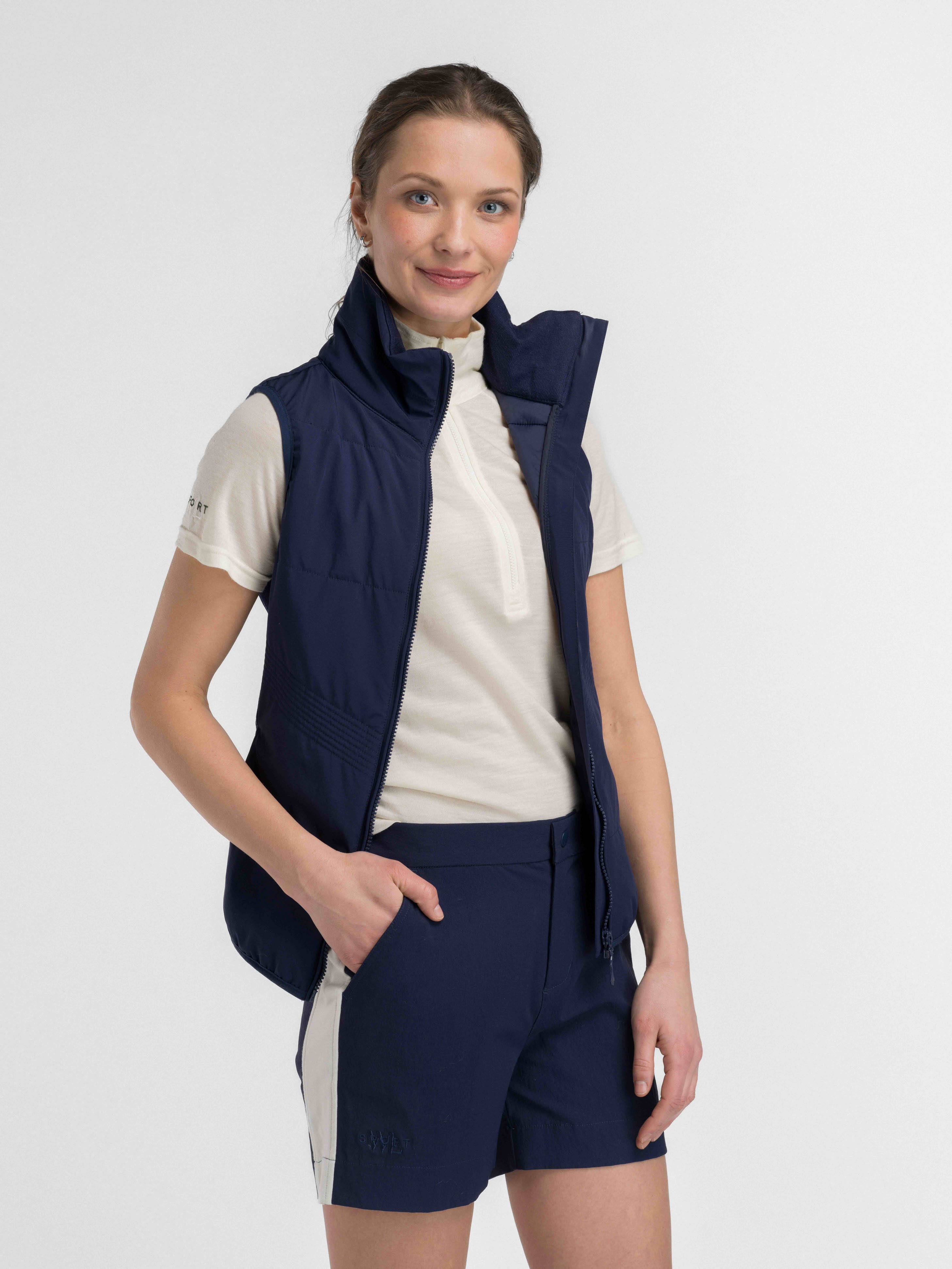 Sandfjellet Shorts  Blue Ink/White